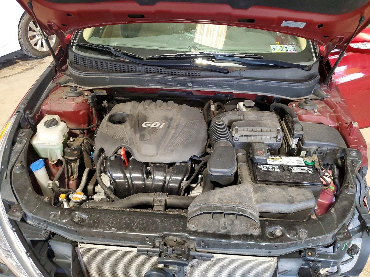 2012 Hyundai Sonata Limited Red vin: 5NPEC4AC7CH427275
