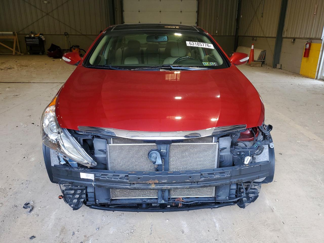 2012 Hyundai Sonata Limited Red vin: 5NPEC4AC7CH427275