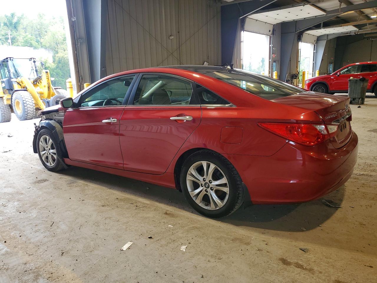2012 Hyundai Sonata Limited Red vin: 5NPEC4AC7CH427275