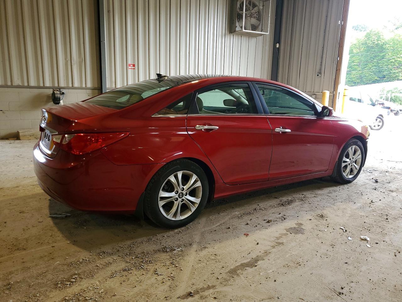 2012 Hyundai Sonata Limited Red vin: 5NPEC4AC7CH427275