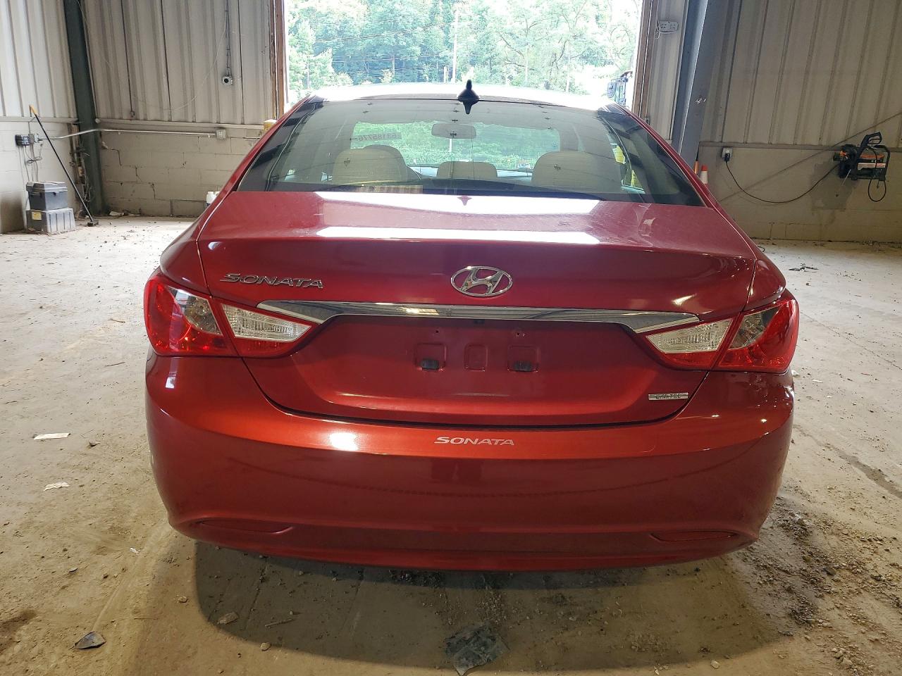 2012 Hyundai Sonata Limited Red vin: 5NPEC4AC7CH427275