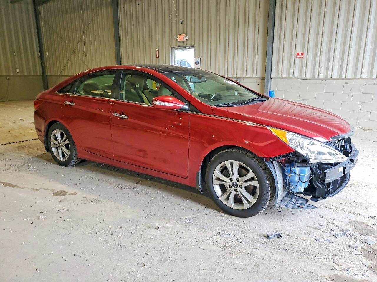 2012 Hyundai Sonata Limited Red vin: 5NPEC4AC7CH427275