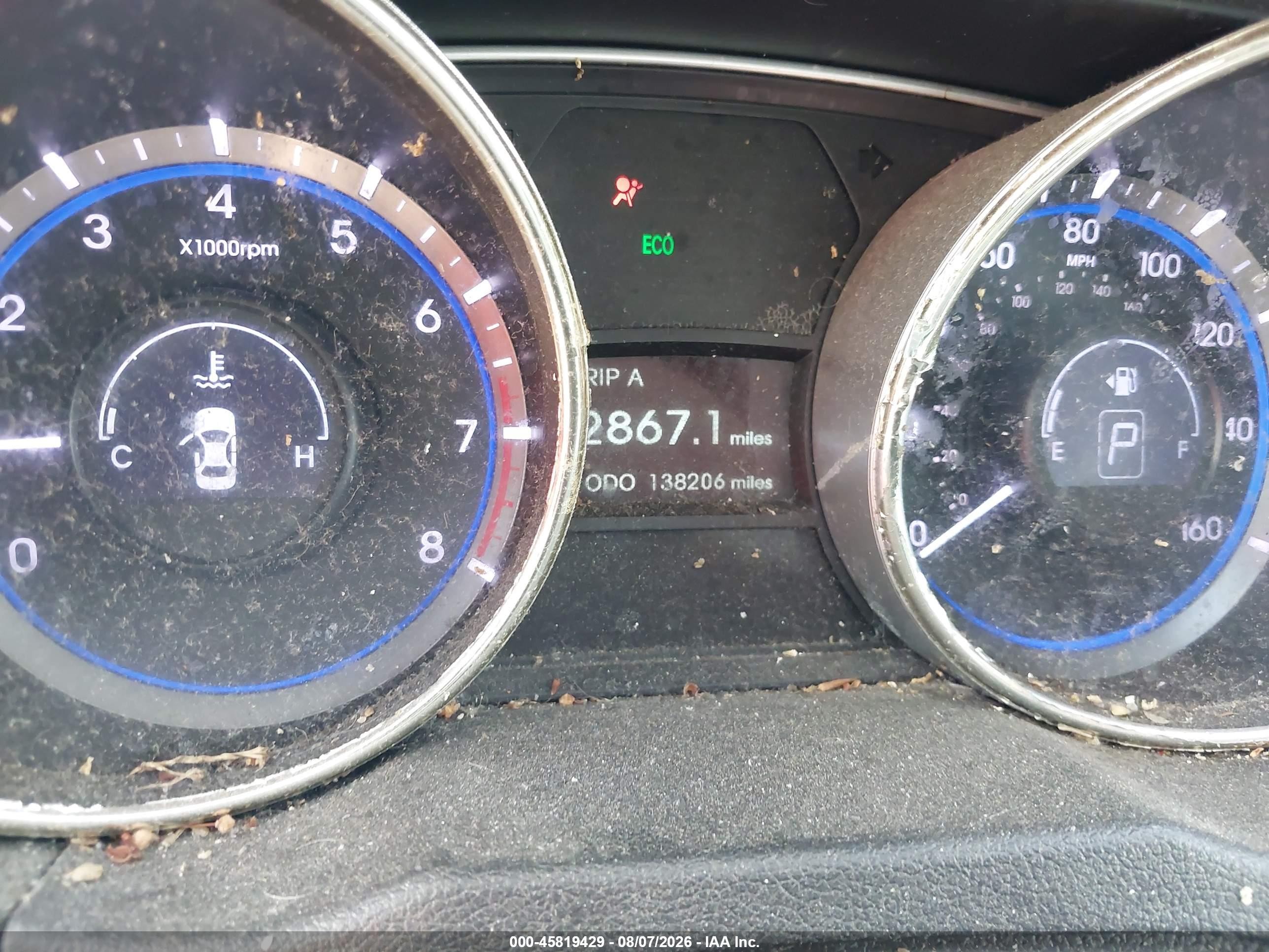 2012 Hyundai Sonata Se Red vin: 5NPEC4AC7CH430421