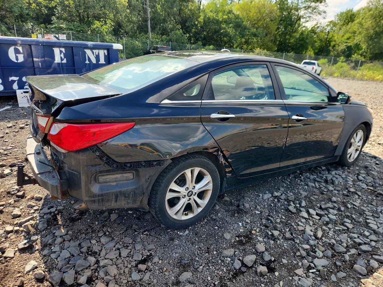 2012 Hyundai Sonata Limited Black vin: 5NPEC4AC7CH448806