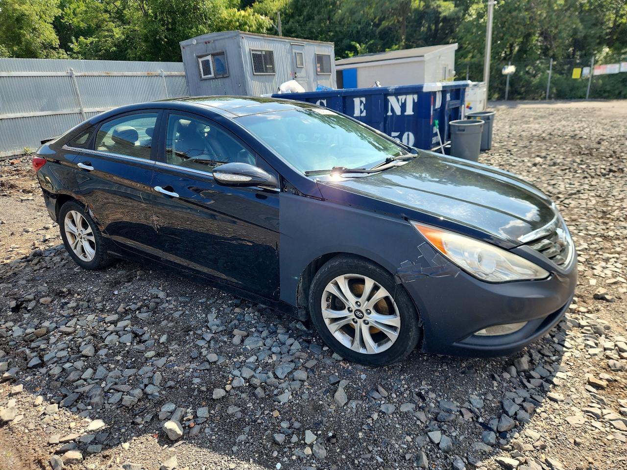 2012 Hyundai Sonata Limited Black vin: 5NPEC4AC7CH448806