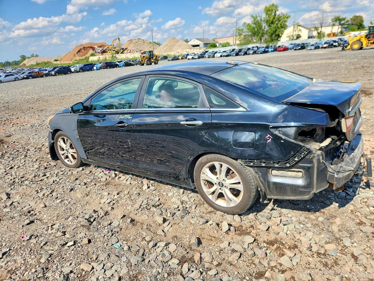 2012 Hyundai Sonata Limited Black vin: 5NPEC4AC7CH448806