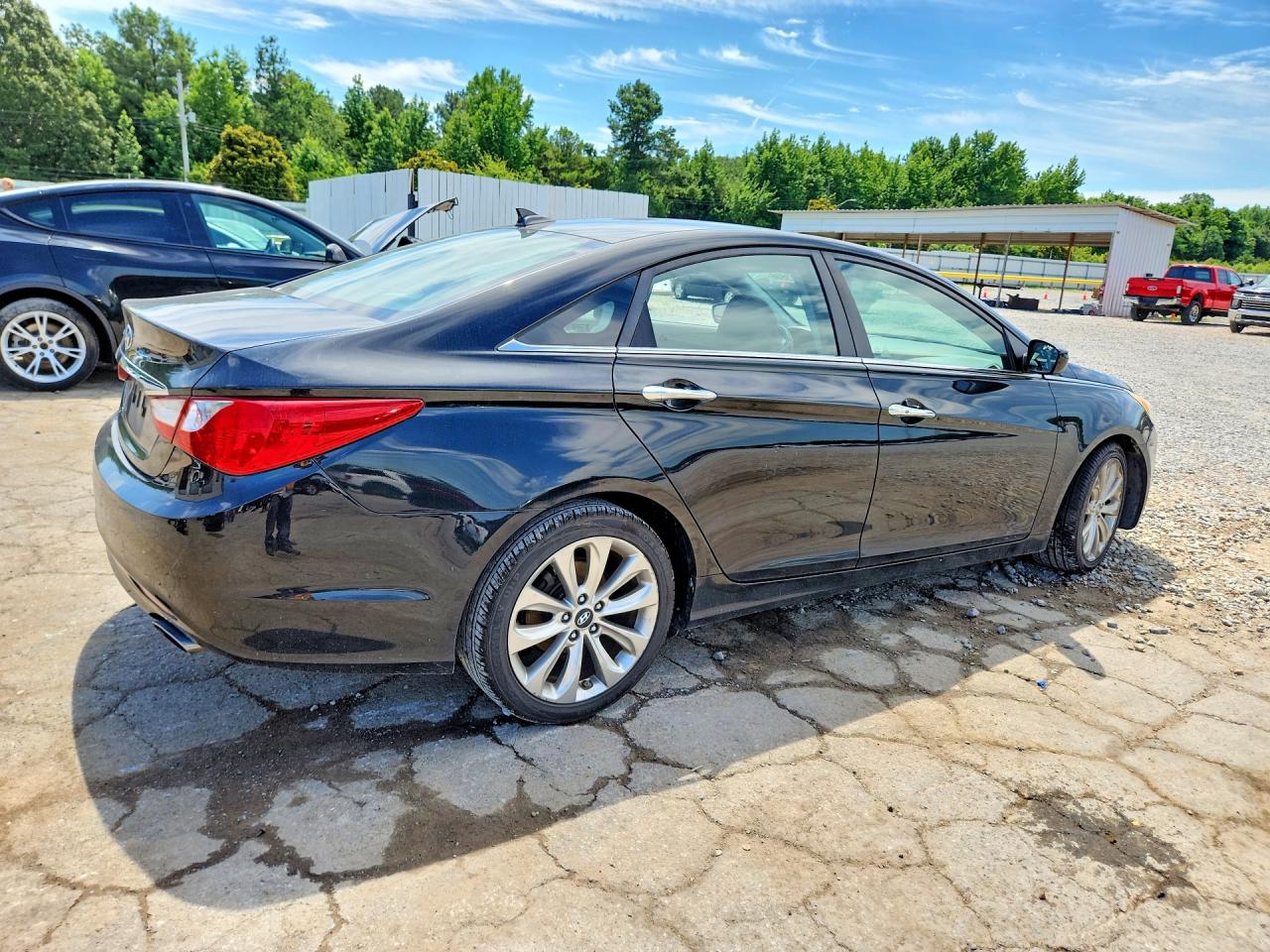 2012 Hyundai Sonata Se Black vin: 5NPEC4AC7CH495057