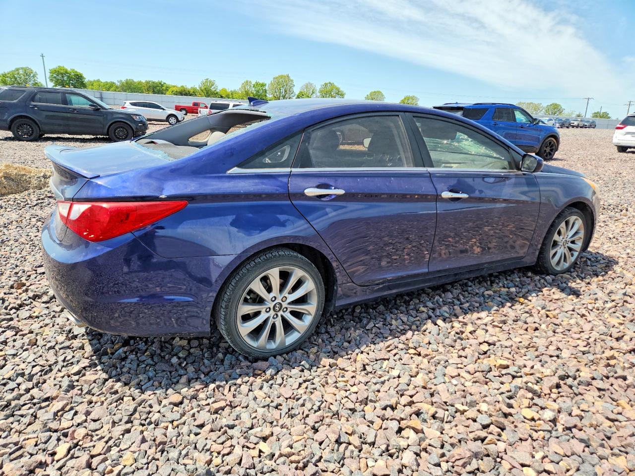 2012 Hyundai Sonata Se Синий vin: 5NPEC4AC7CH498668