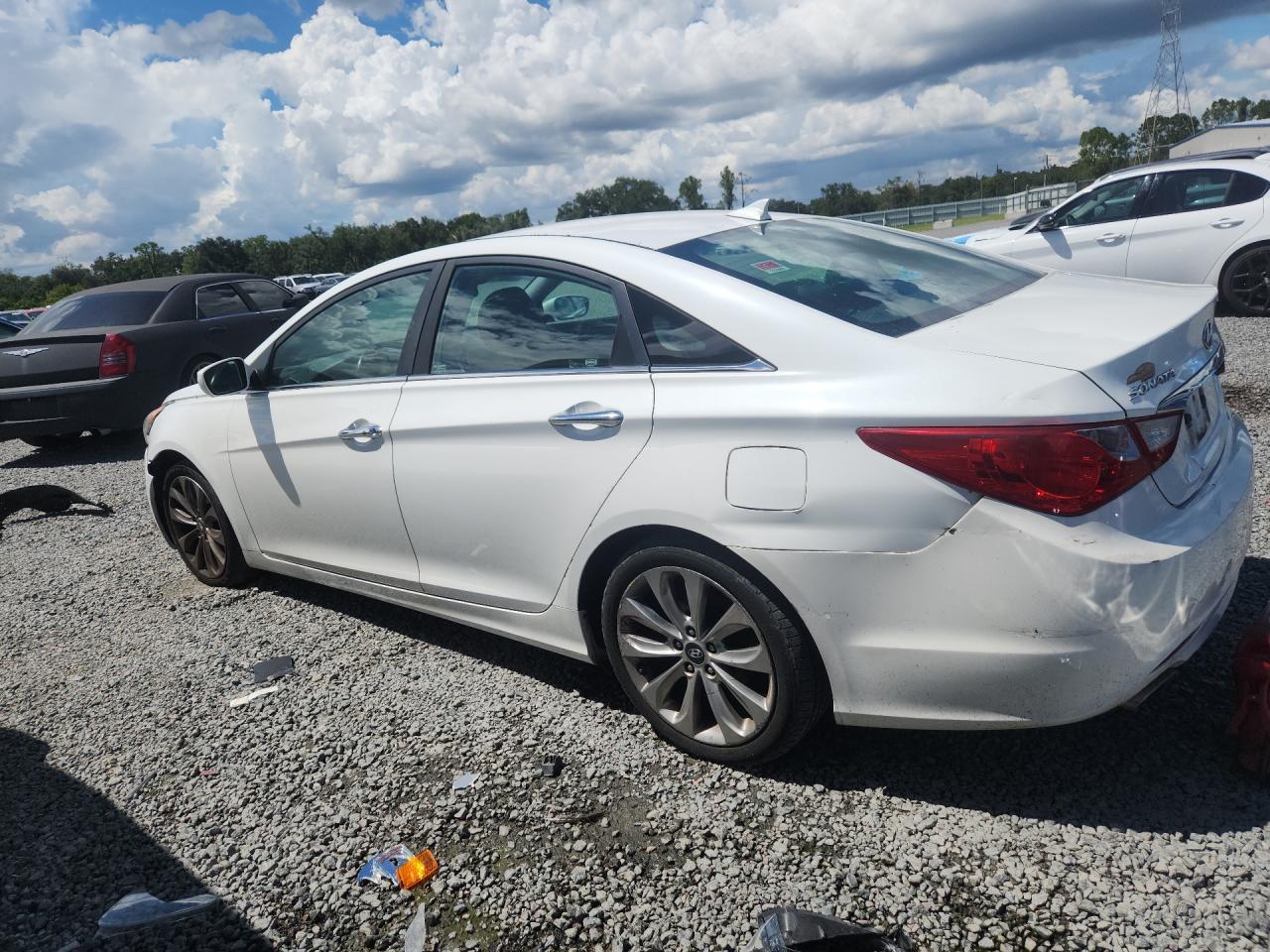 2013 Hyundai Sonata Se Белый vin: 5NPEC4AC7DH549667