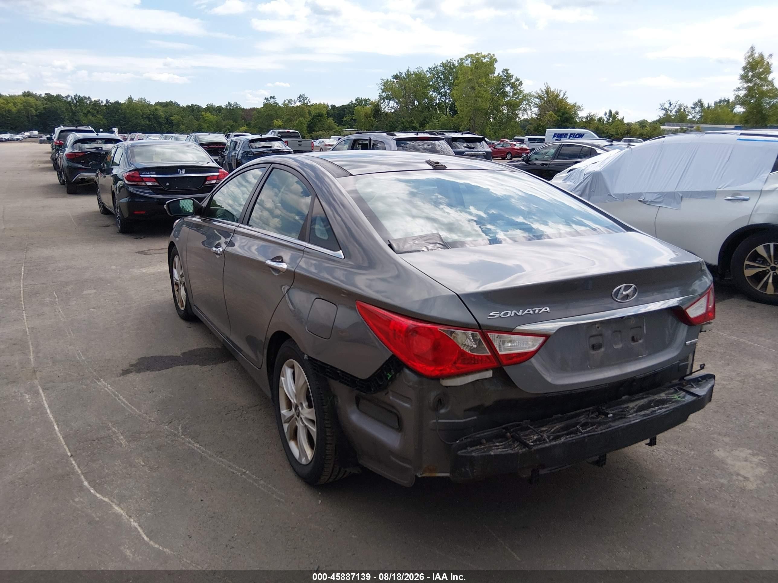 2013 Hyundai Sonata Limited Gray vin: 5NPEC4AC7DH560782
