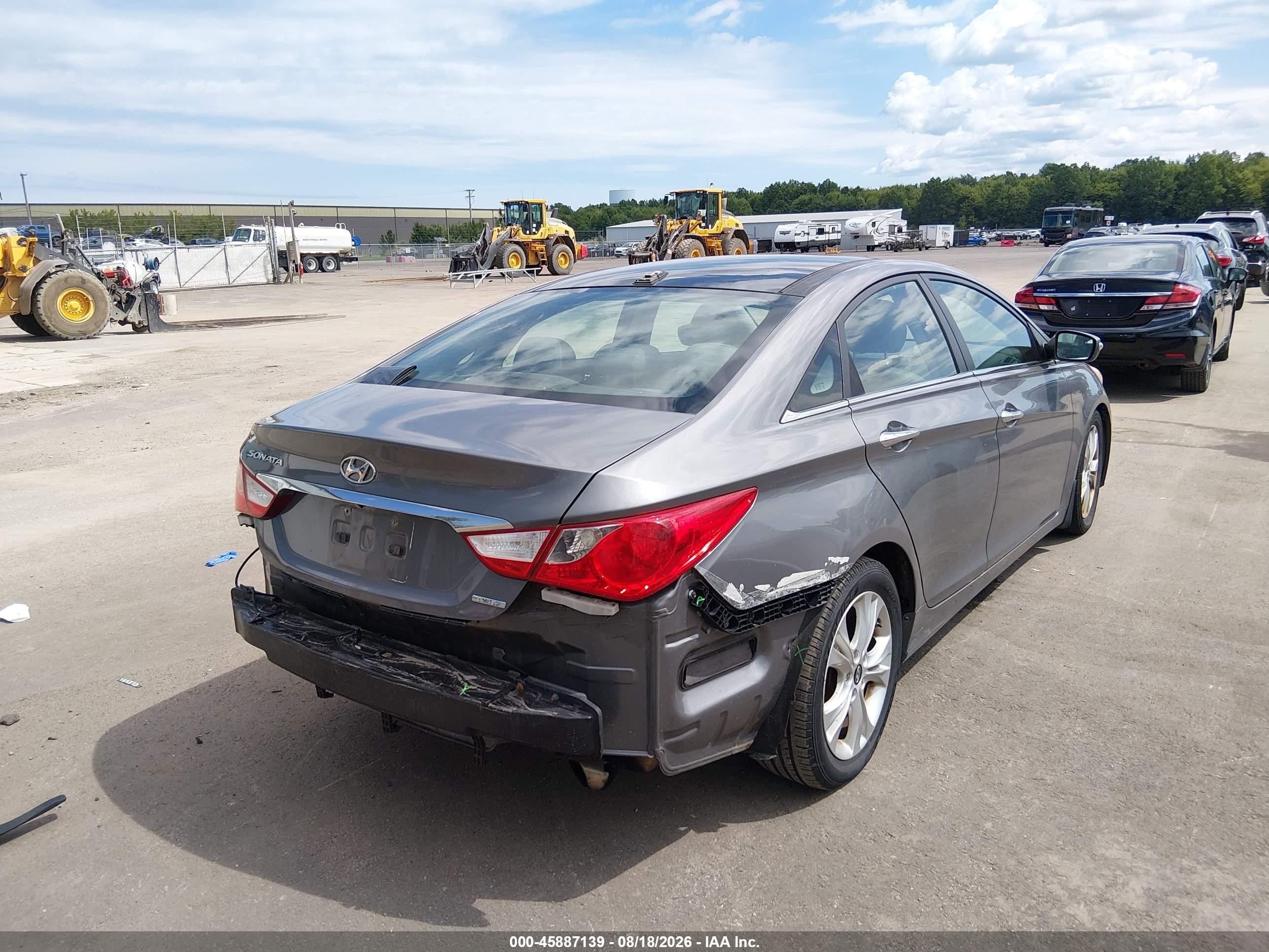 2013 Hyundai Sonata Limited Gray vin: 5NPEC4AC7DH560782