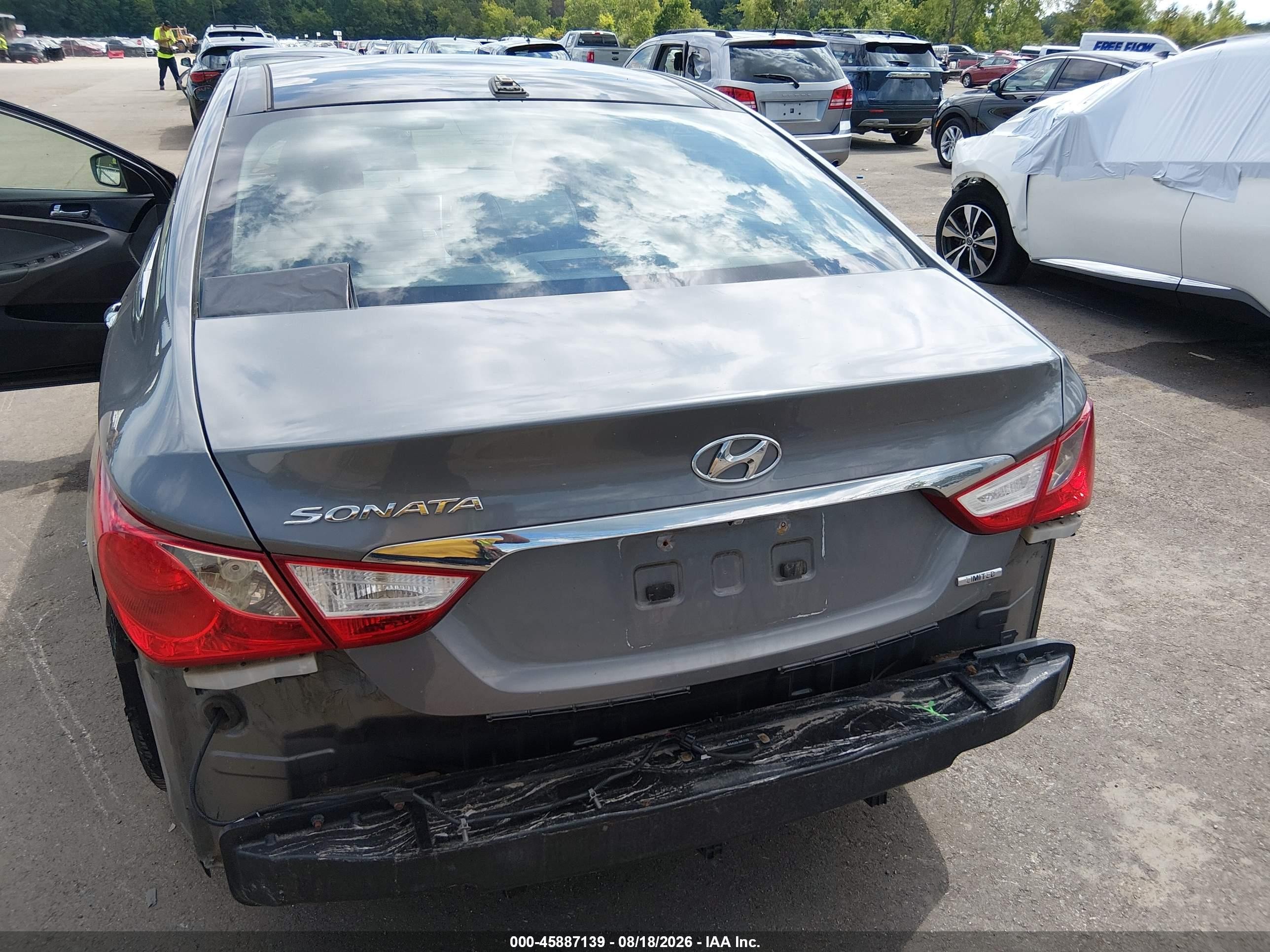 2013 Hyundai Sonata Limited Gray vin: 5NPEC4AC7DH560782
