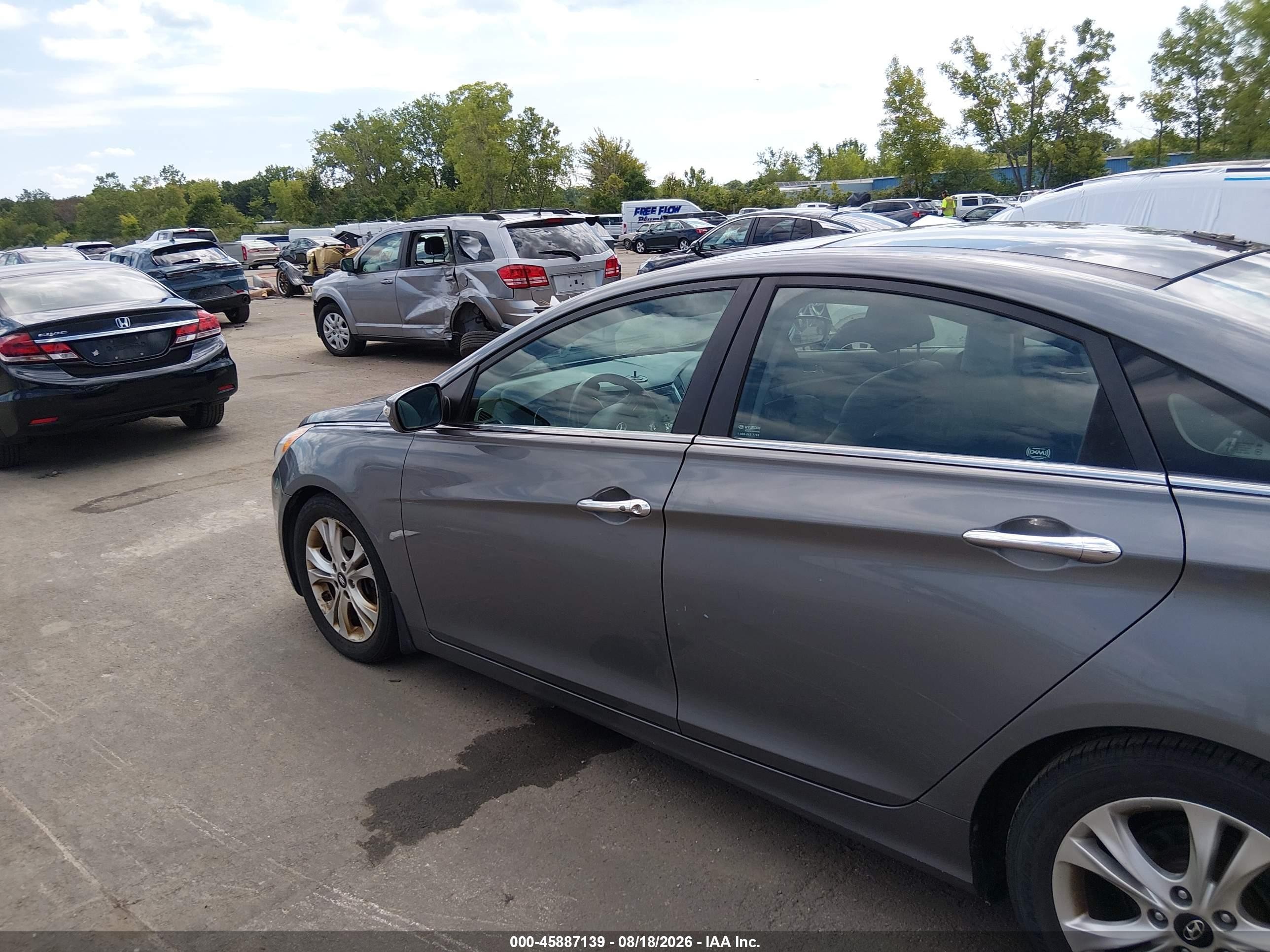 2013 Hyundai Sonata Limited Gray vin: 5NPEC4AC7DH560782