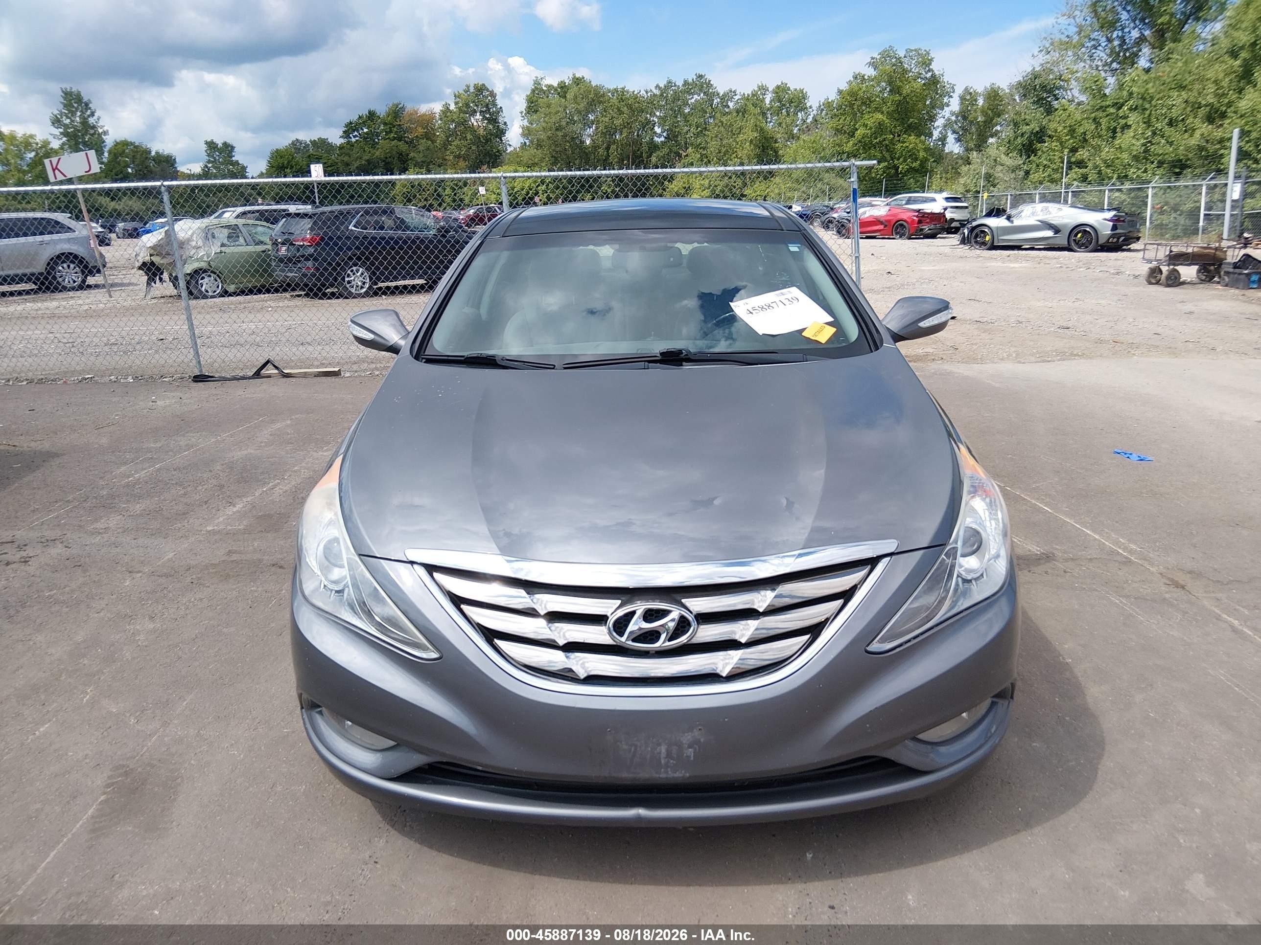 2013 Hyundai Sonata Limited Gray vin: 5NPEC4AC7DH560782