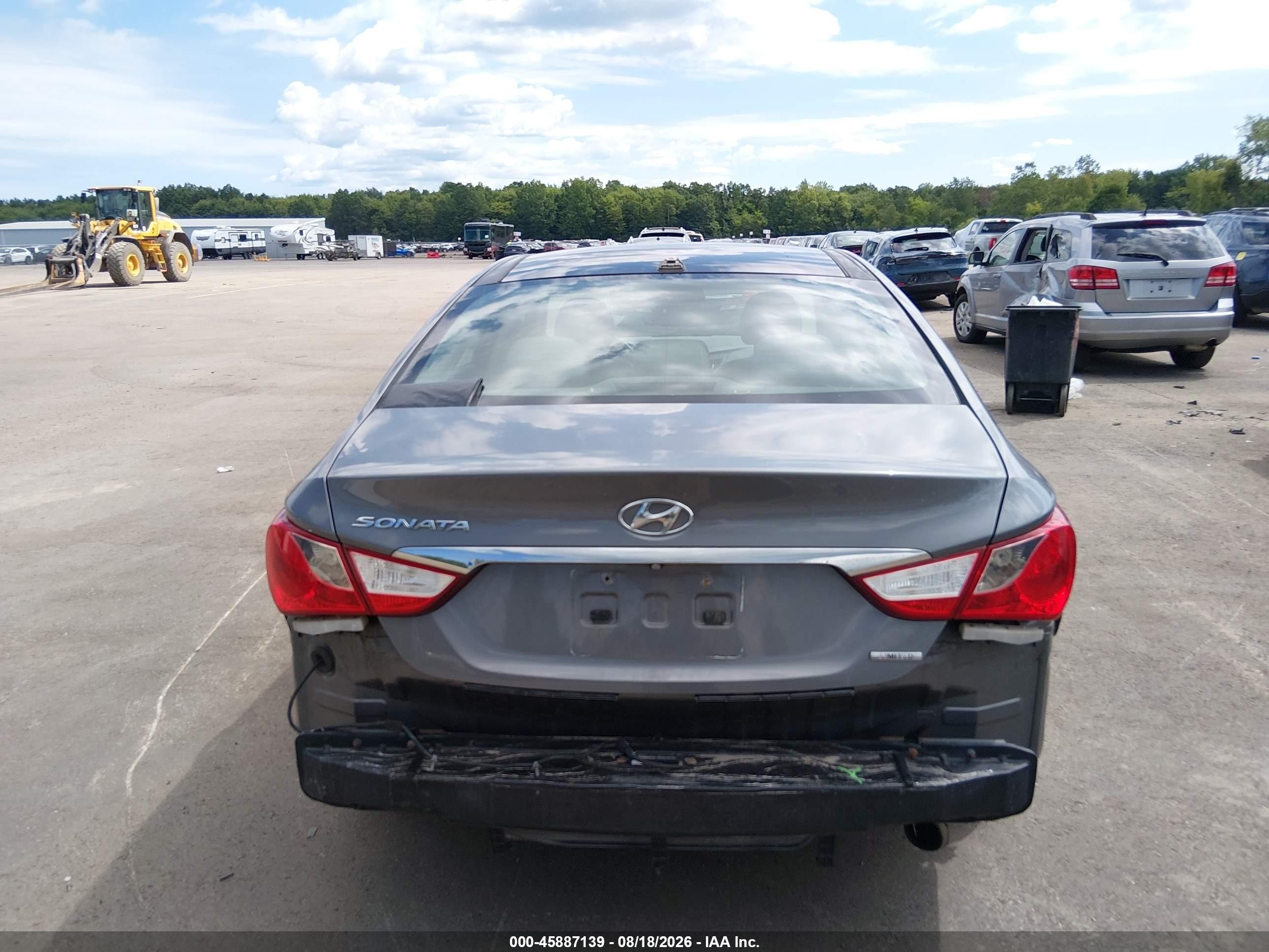 2013 Hyundai Sonata Limited Gray vin: 5NPEC4AC7DH560782