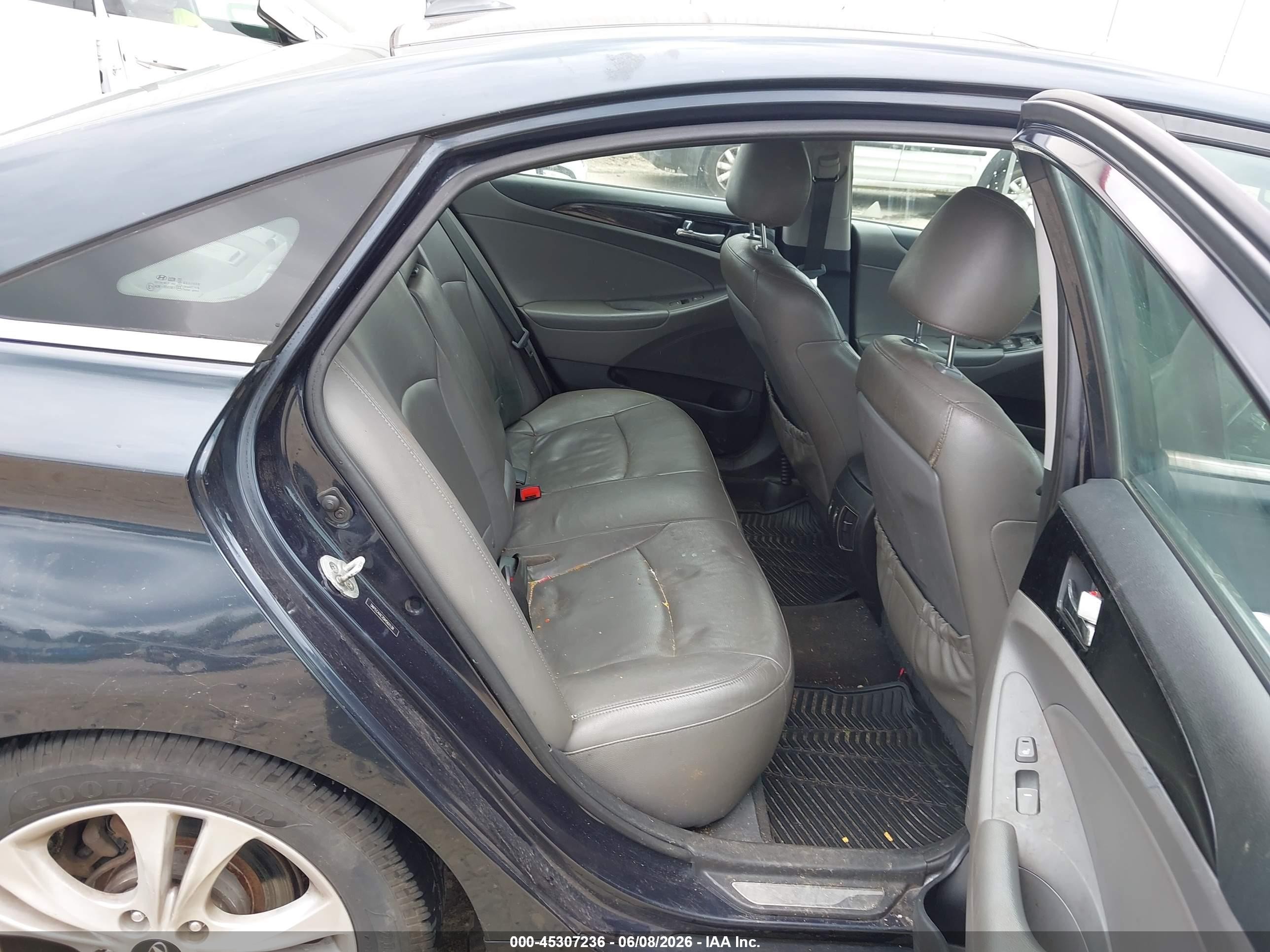 2013 Hyundai Sonata Limited Black vin: 5NPEC4AC7DH561138