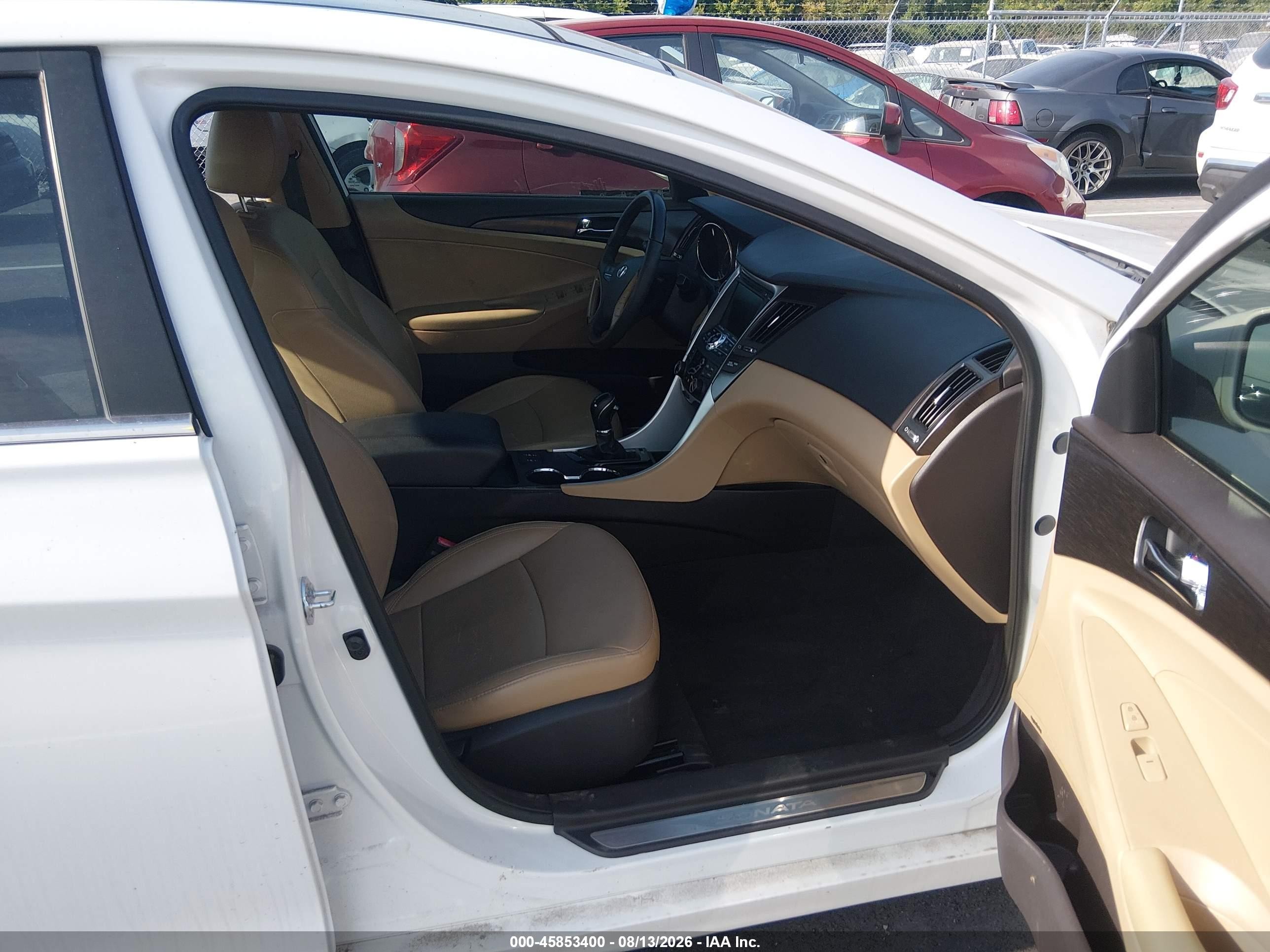 2013 Hyundai Sonata Limited White vin: 5NPEC4AC7DH568977