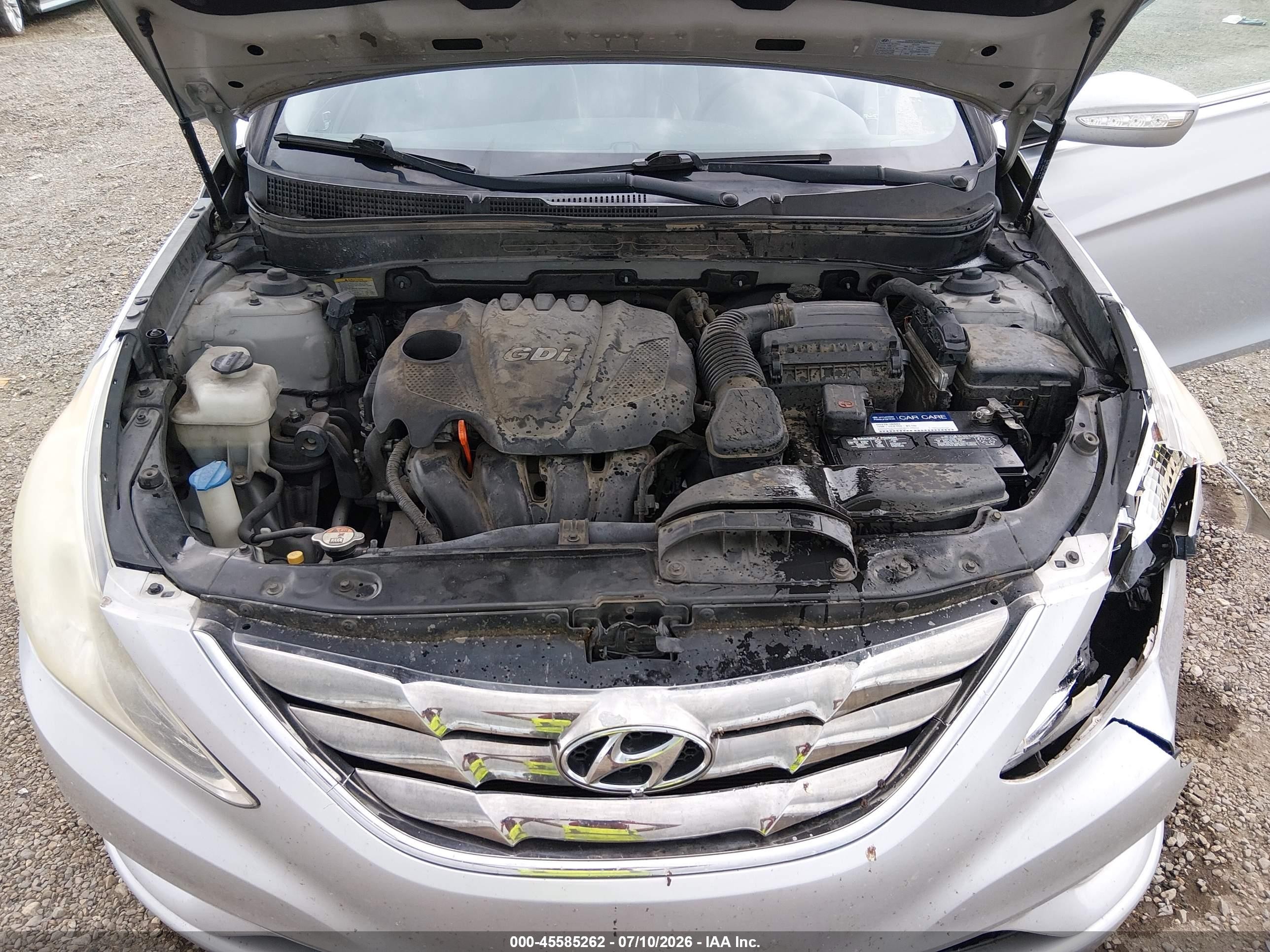 2013 Hyundai Sonata Limited Silver vin: 5NPEC4AC7DH590302