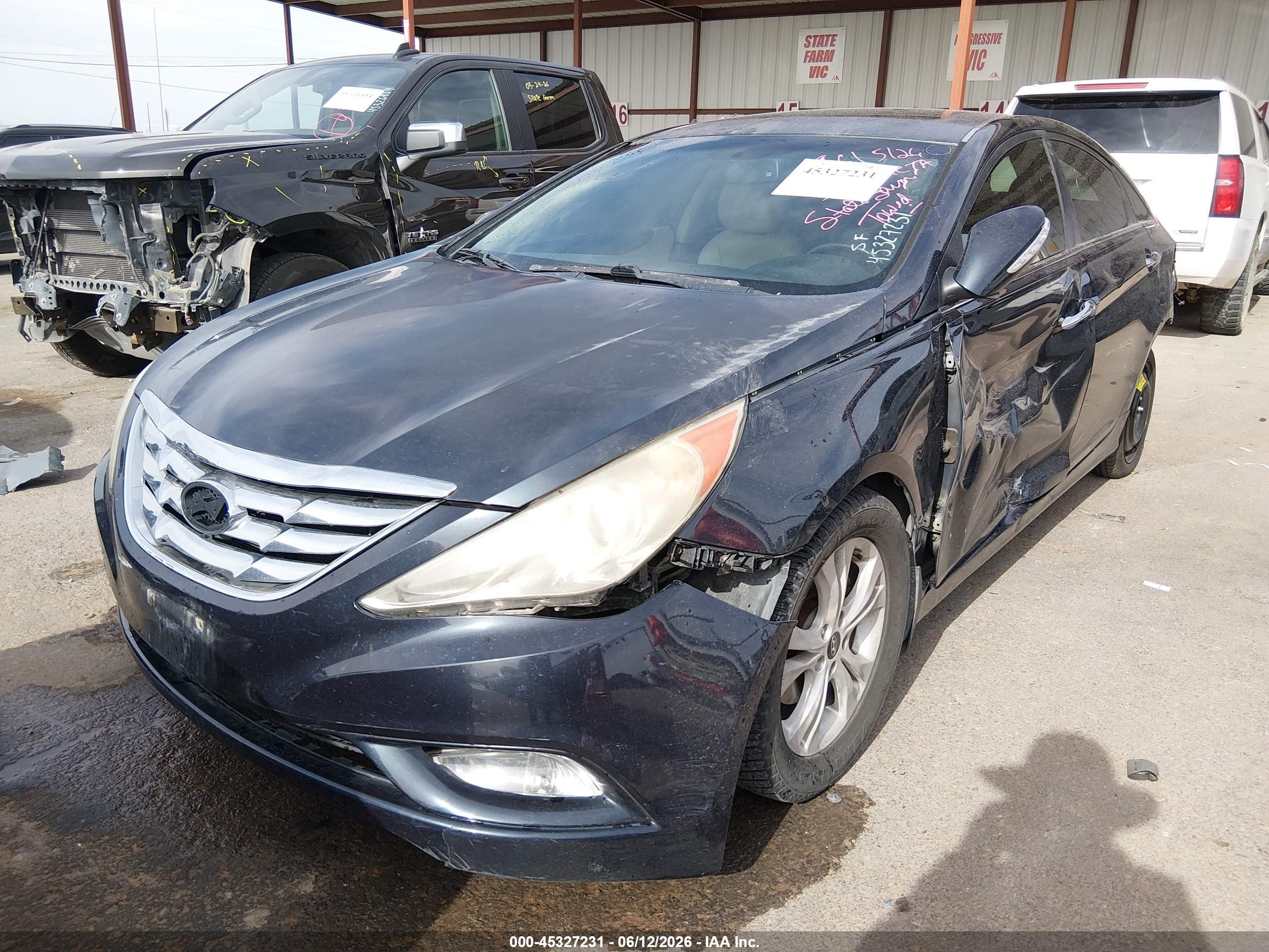 2013 Hyundai Sonata Limited Dark Blue vin: 5NPEC4AC7DH591465