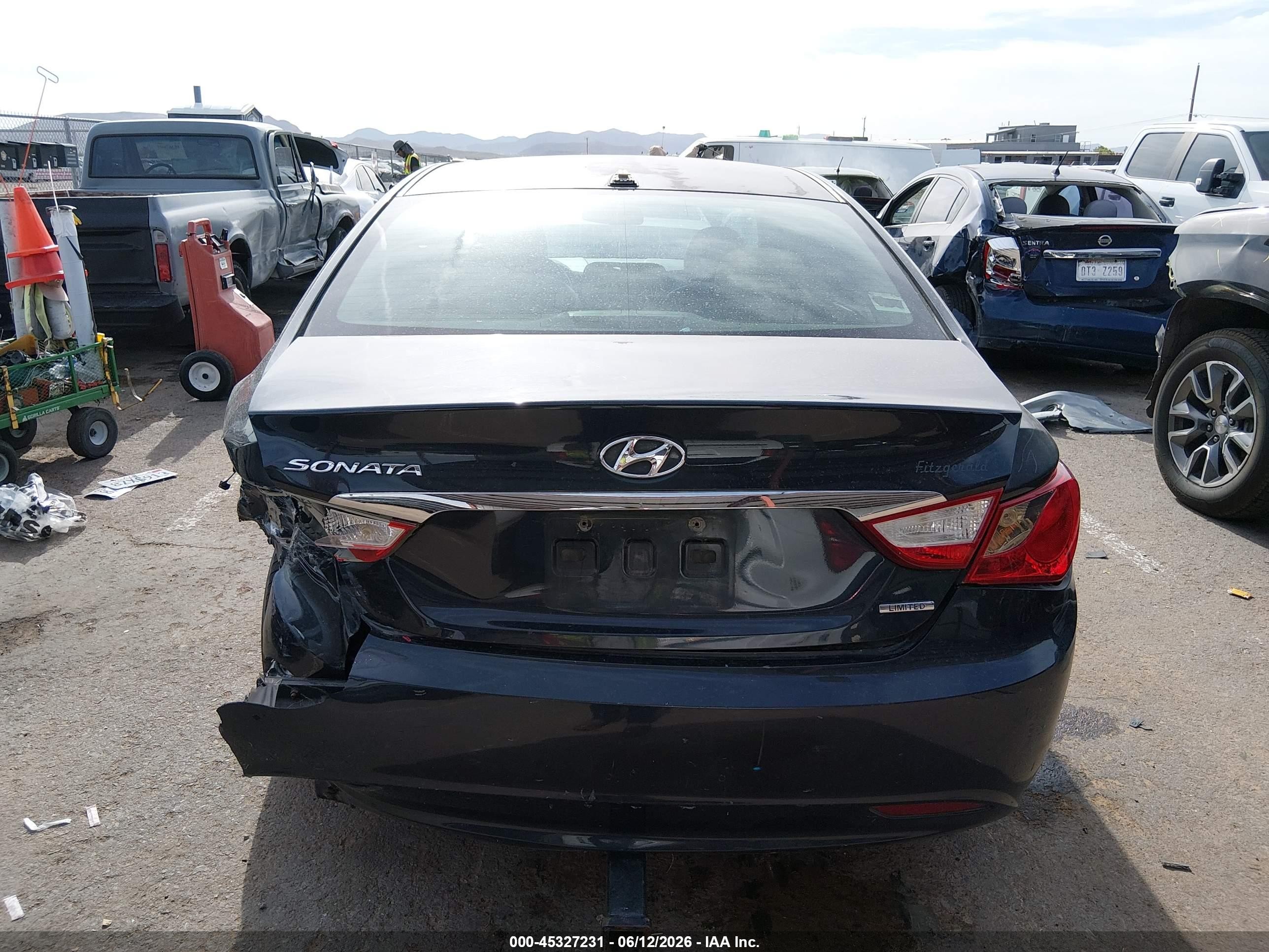 2013 Hyundai Sonata Limited Dark Blue vin: 5NPEC4AC7DH591465