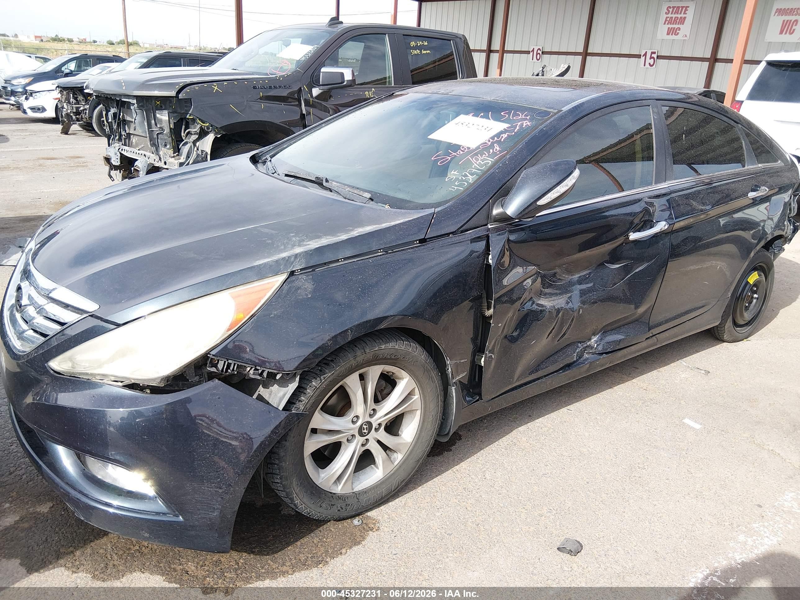 2013 Hyundai Sonata Limited Dark Blue vin: 5NPEC4AC7DH591465
