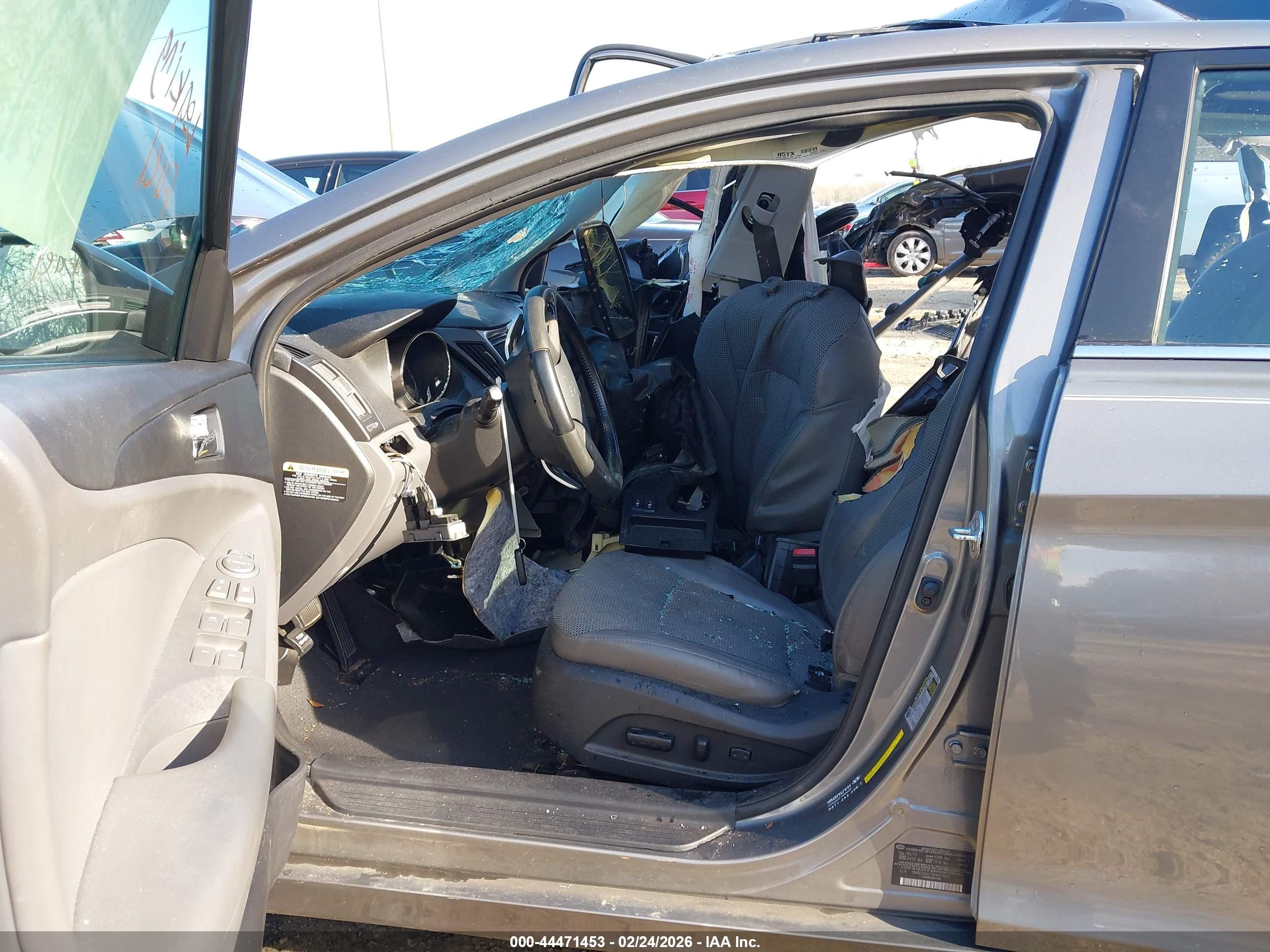 2013 Hyundai Sonata Se Gray vin: 5NPEC4AC7DH607633