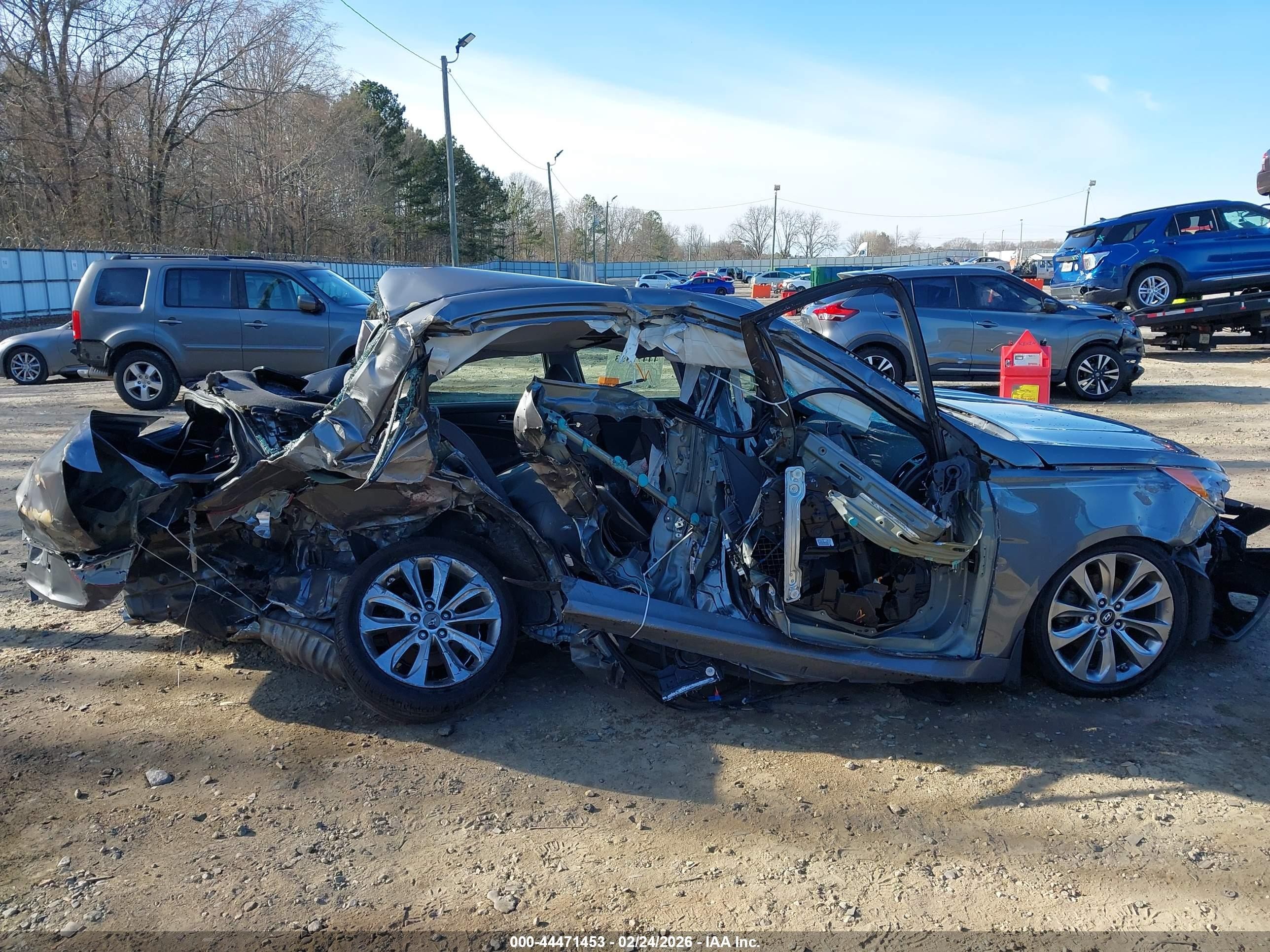 2013 Hyundai Sonata Se Gray vin: 5NPEC4AC7DH607633