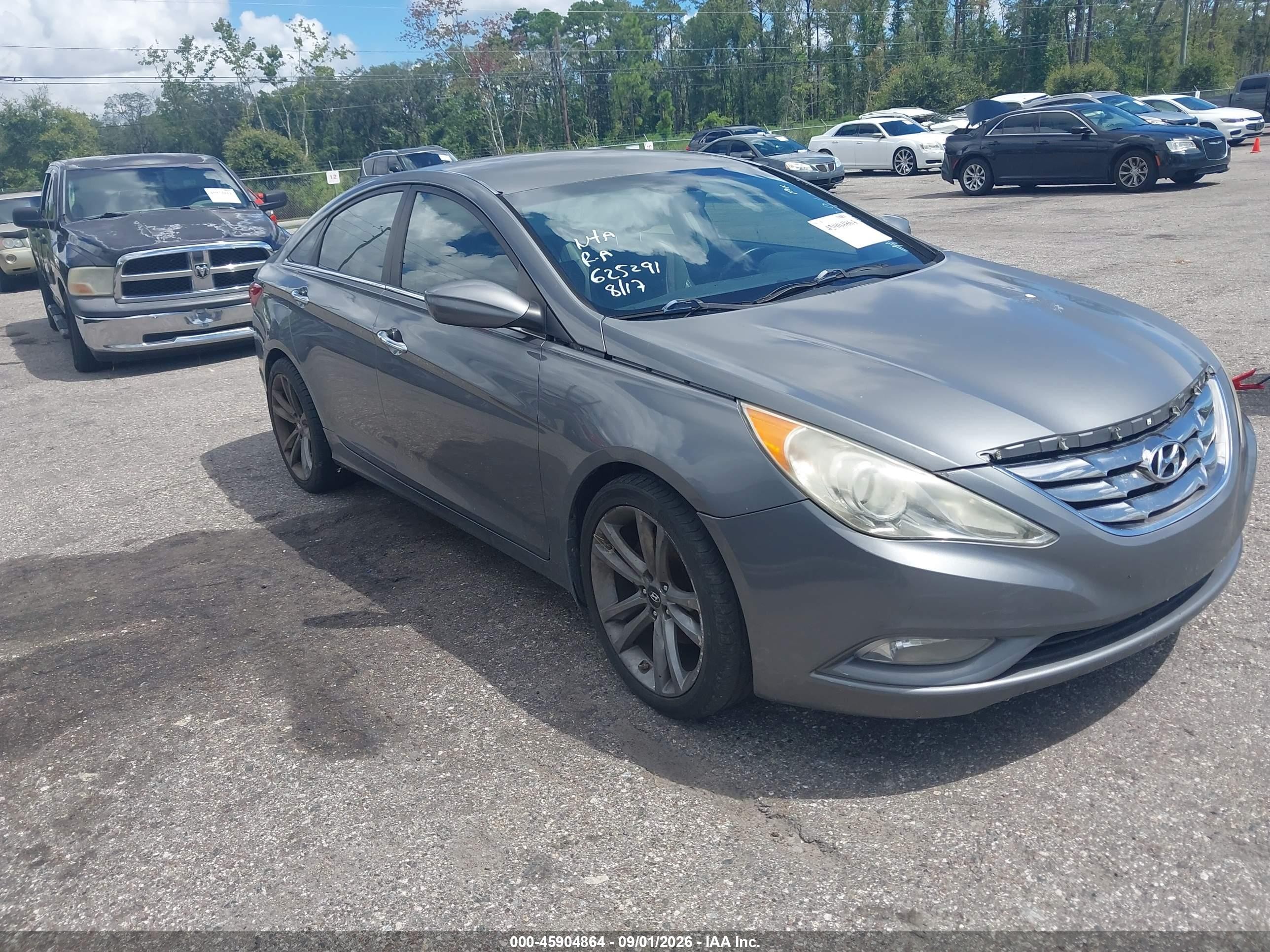 2013 Hyundai Sonata Se Gray vin: 5NPEC4AC7DH625291