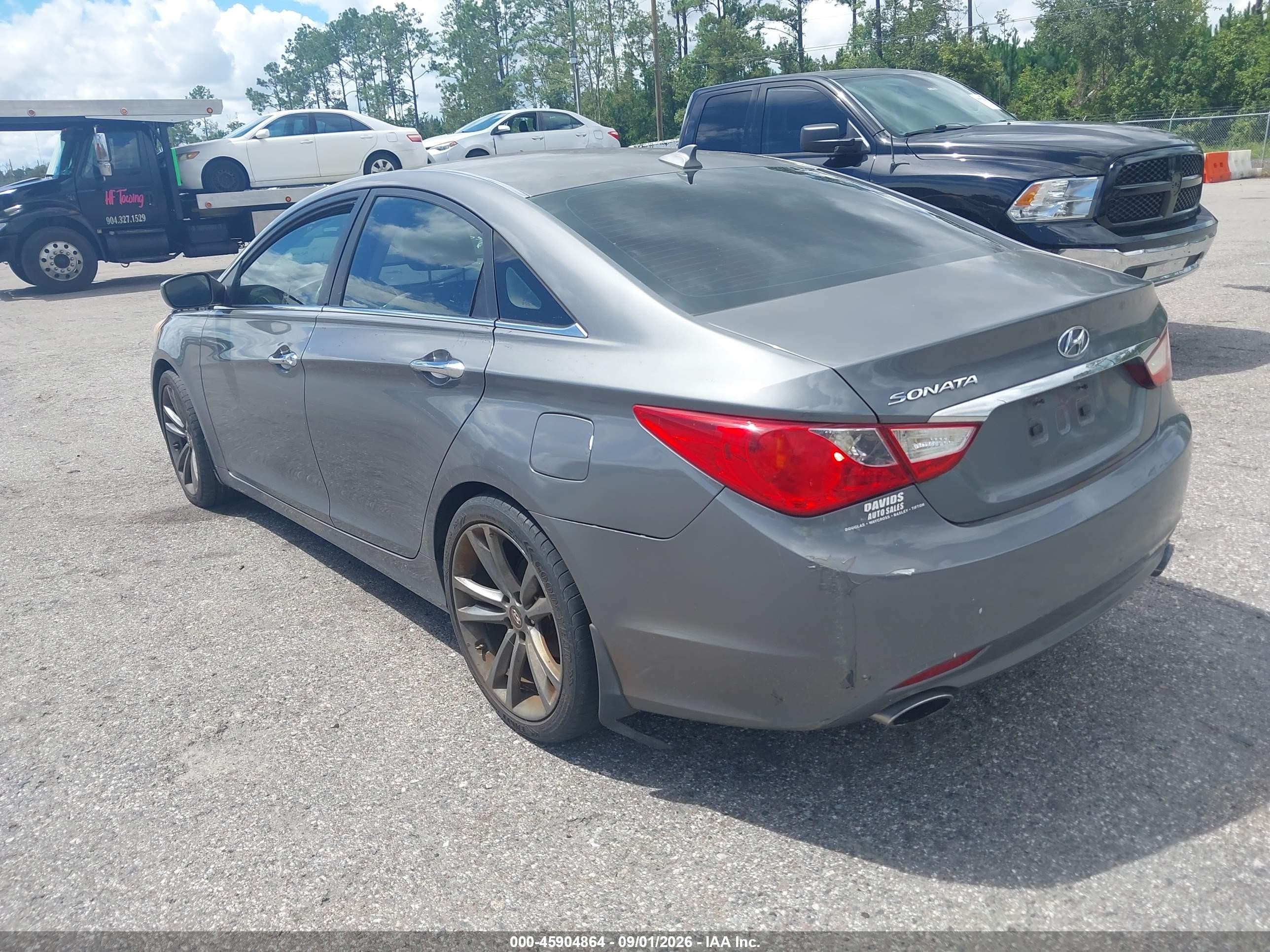 2013 Hyundai Sonata Se Gray vin: 5NPEC4AC7DH625291