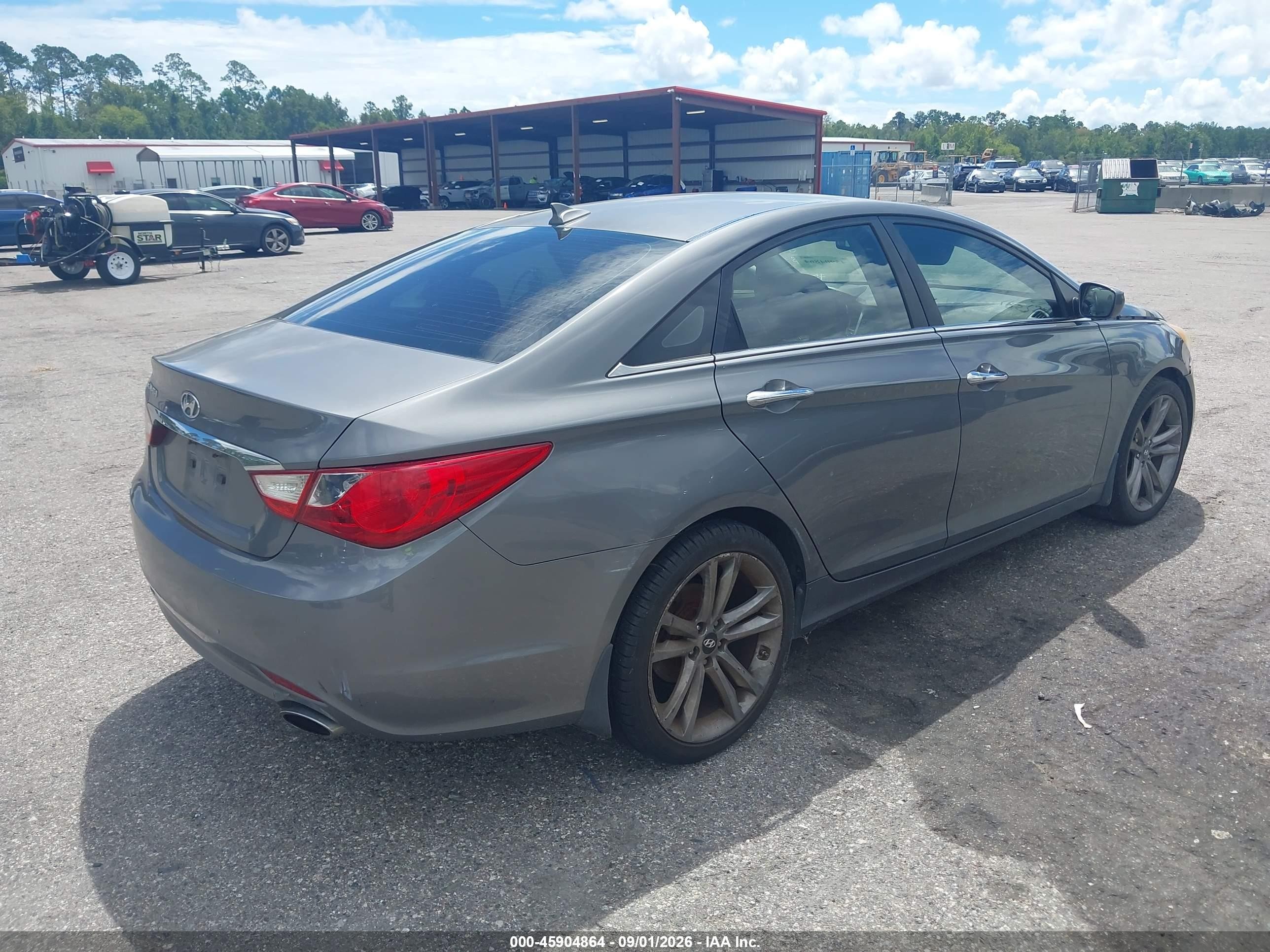 2013 Hyundai Sonata Se Gray vin: 5NPEC4AC7DH625291