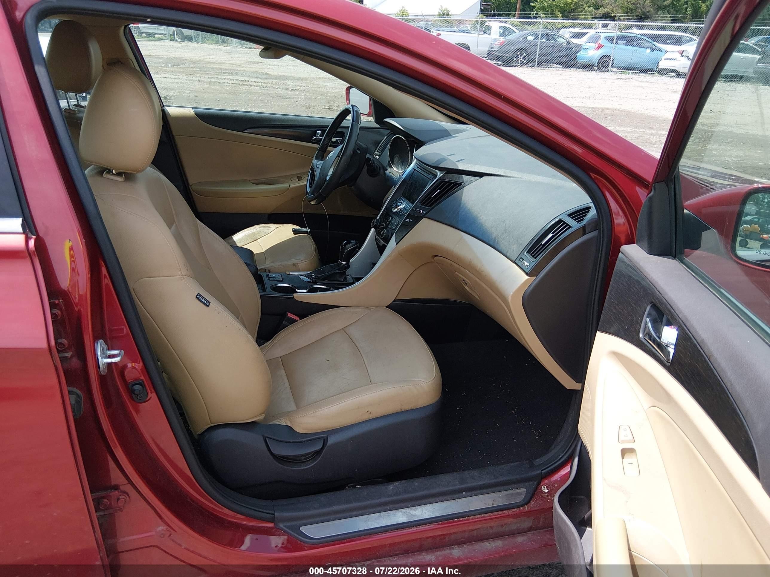 2013 Hyundai Sonata Limited Красный vin: 5NPEC4AC7DH642950