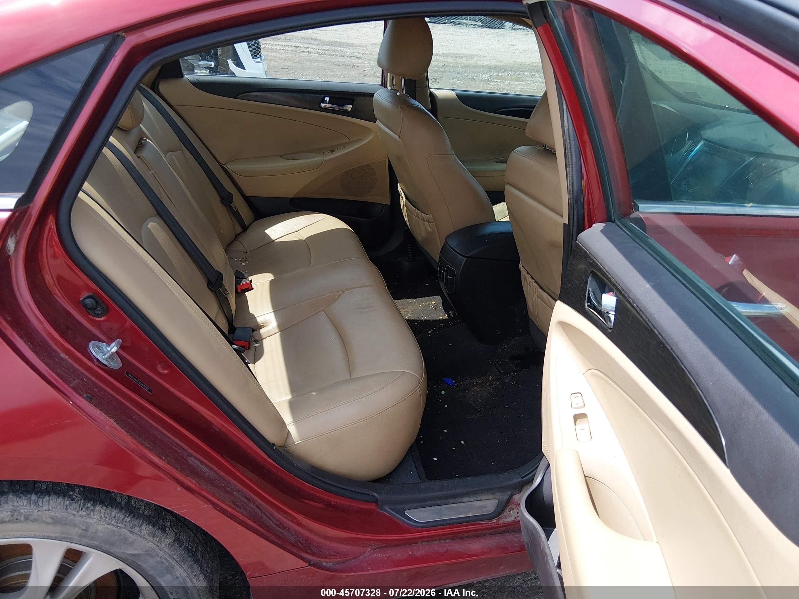 2013 Hyundai Sonata Limited Красный vin: 5NPEC4AC7DH642950