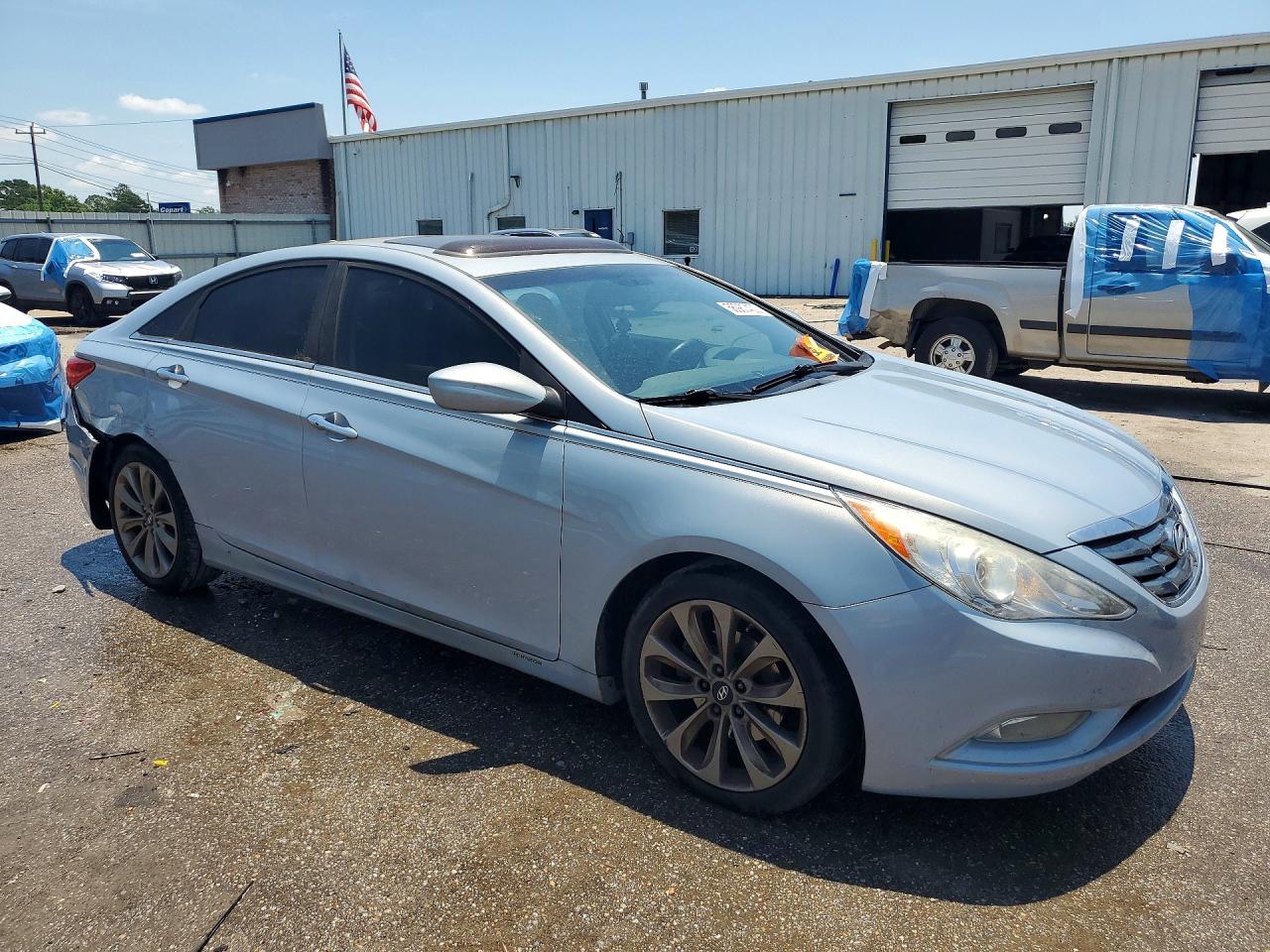 2013 Hyundai Sonata Se Blue vin: 5NPEC4AC7DH653916
