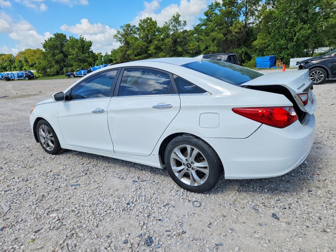 2013 Hyundai Sonata Limited White vin: 5NPEC4AC7DH679691