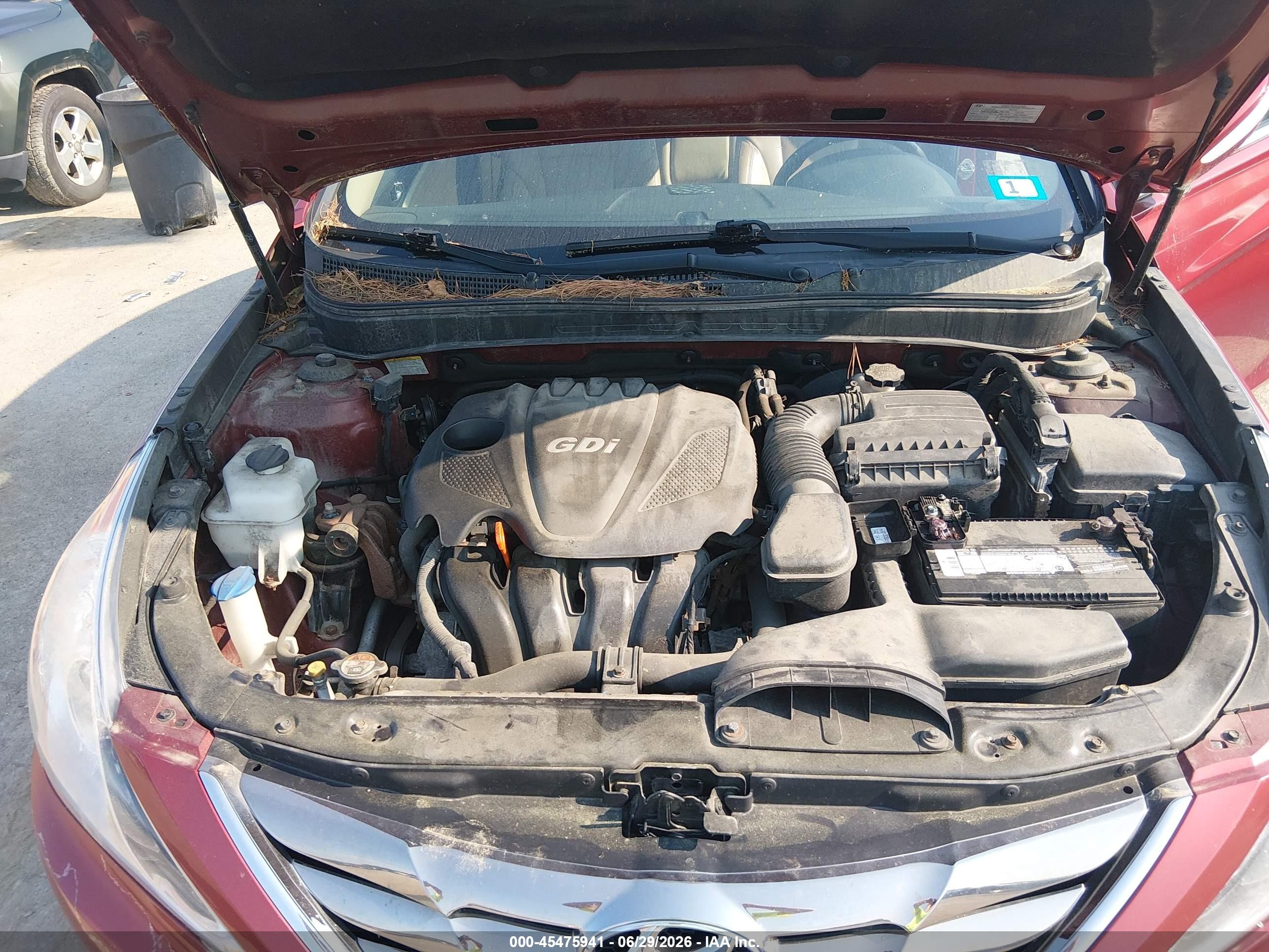 2013 Hyundai Sonata Limited Red vin: 5NPEC4AC7DH686446