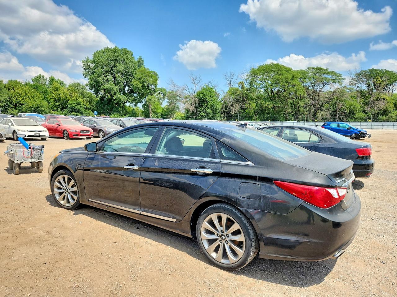 2013 Hyundai Sonata Se Black vin: 5NPEC4AC7DH767821