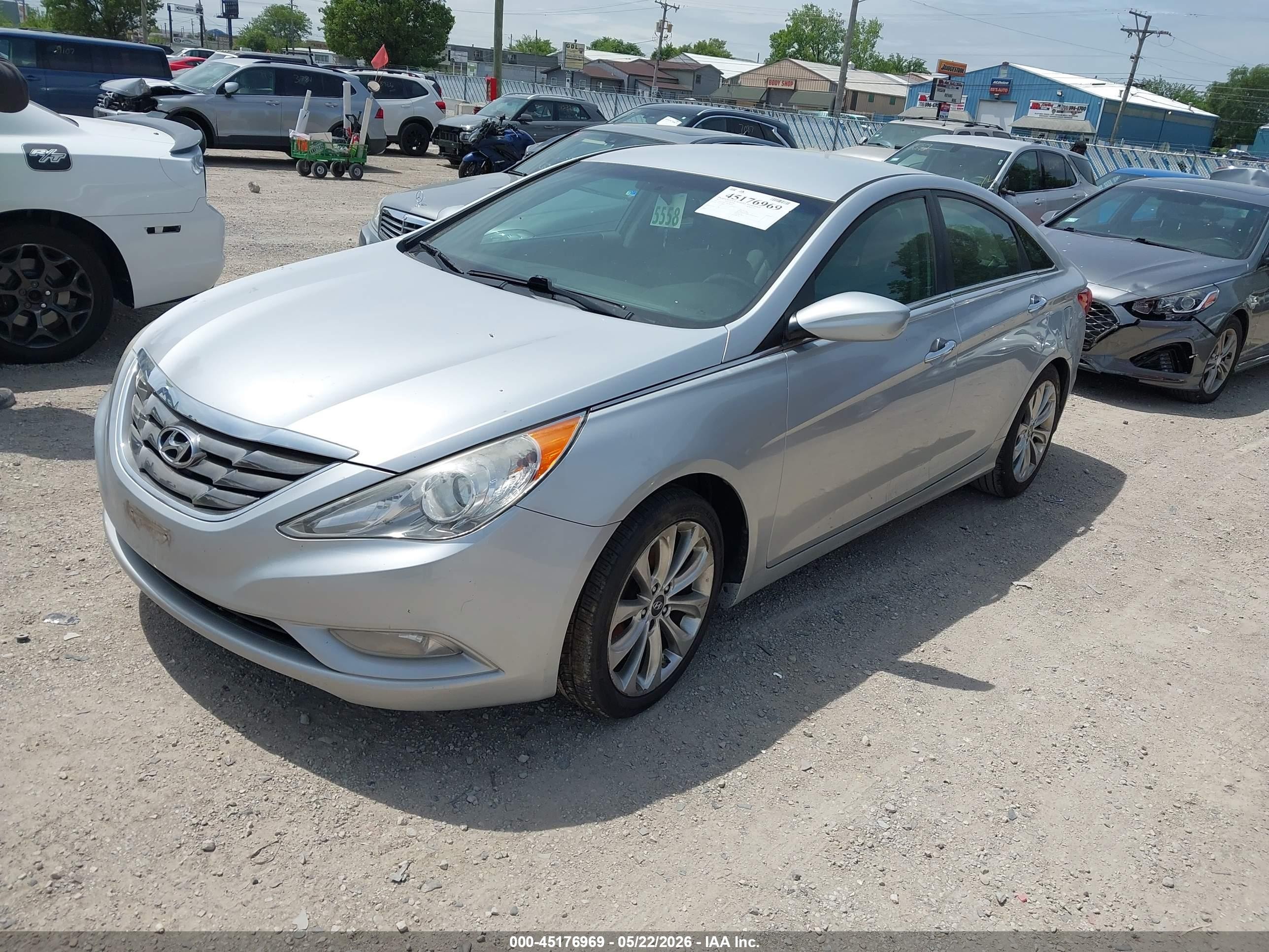2013 Hyundai Sonata Se Silver vin: 5NPEC4AC7DH782450