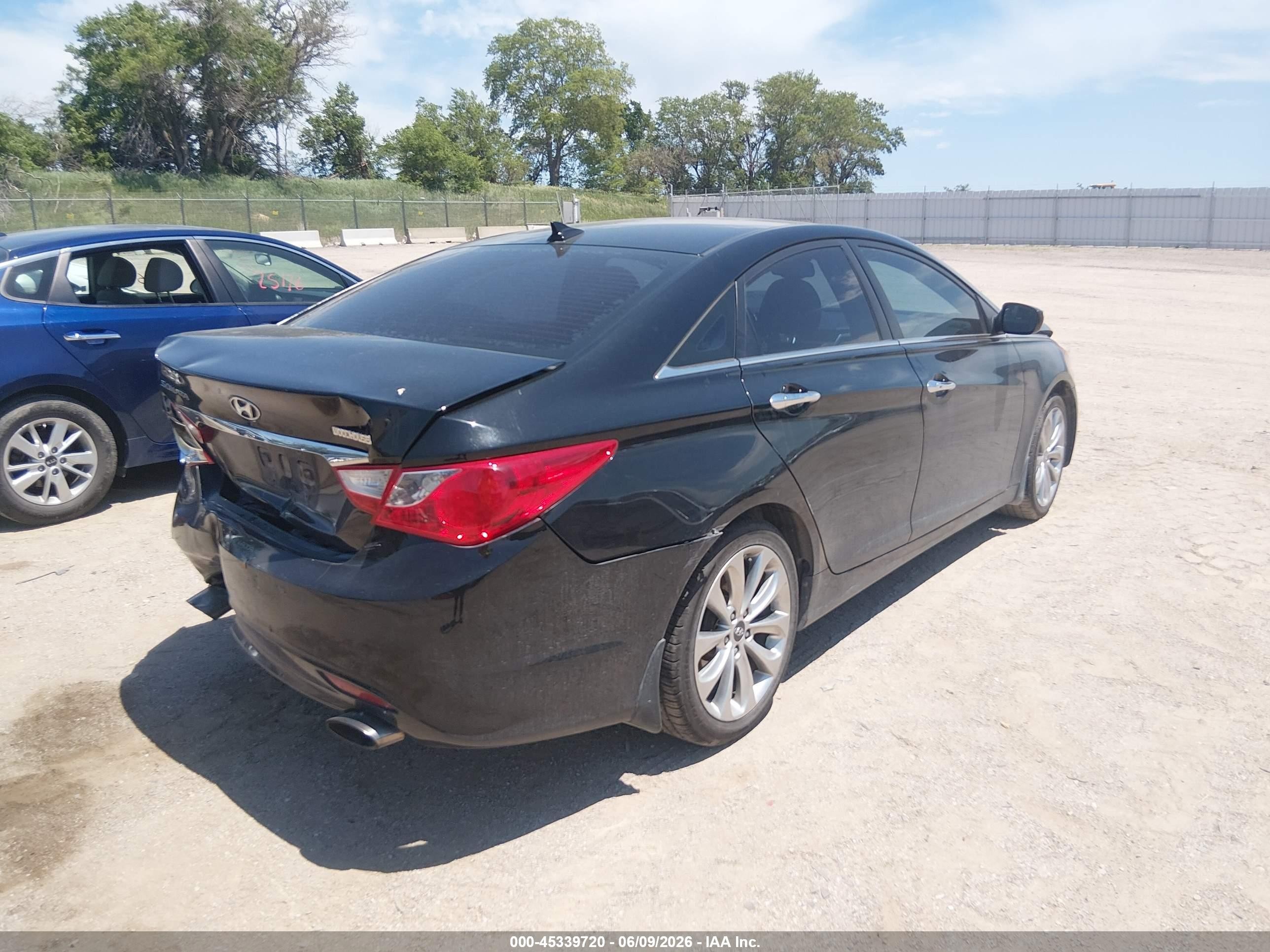 2013 Hyundai Sonata Se Black vin: 5NPEC4AC7DH798356