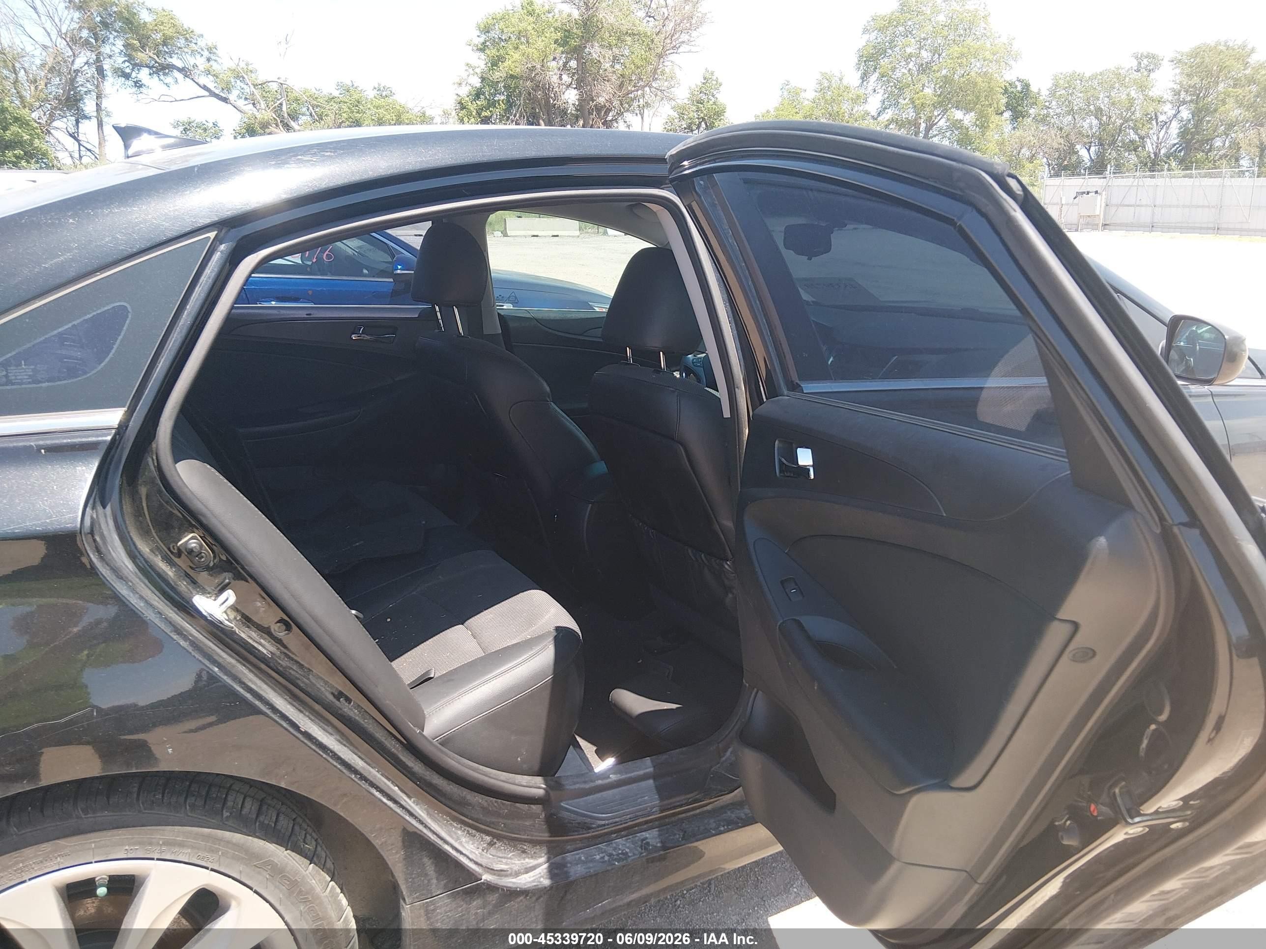 2013 Hyundai Sonata Se Black vin: 5NPEC4AC7DH798356