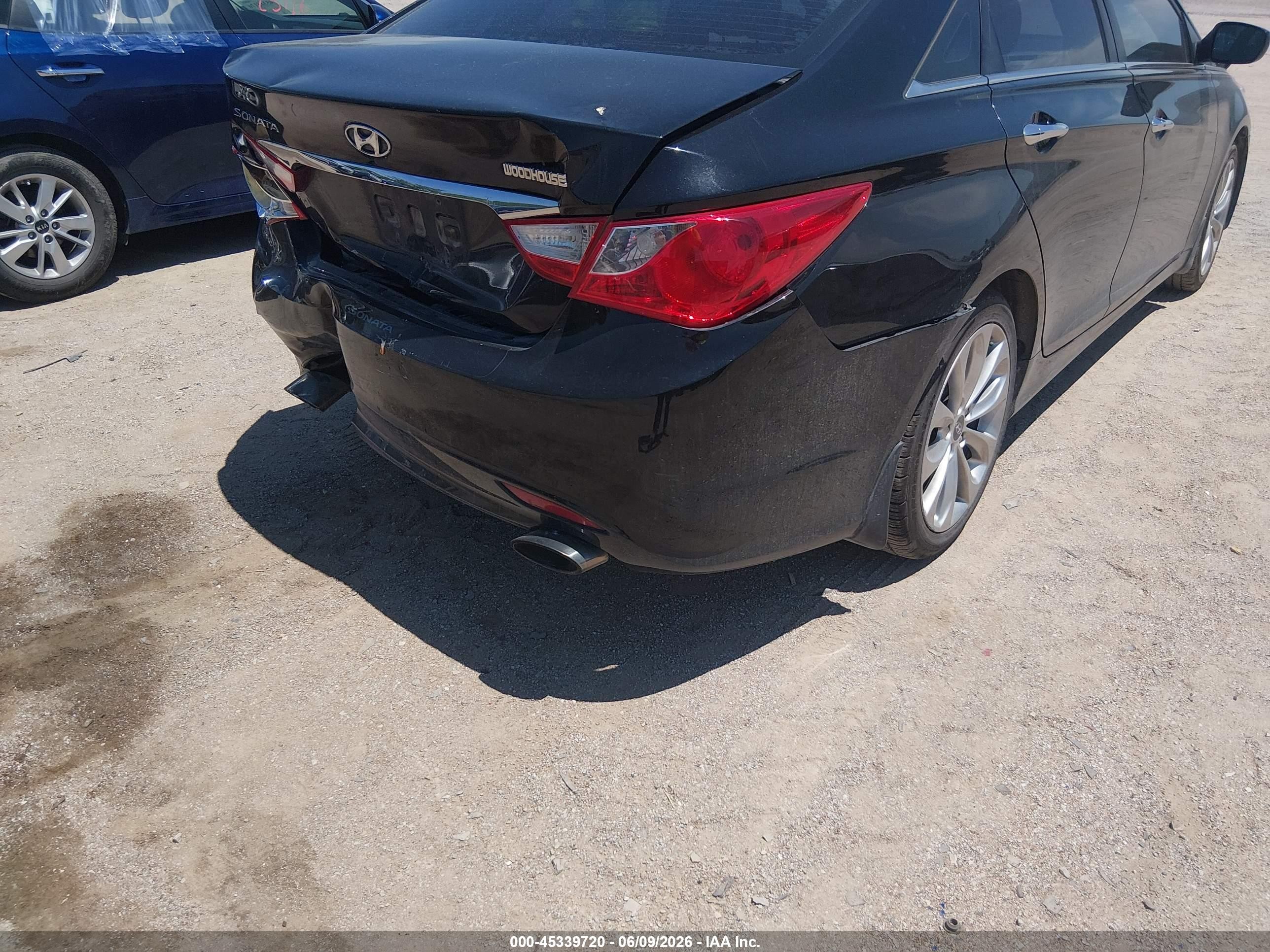 2013 Hyundai Sonata Se Black vin: 5NPEC4AC7DH798356