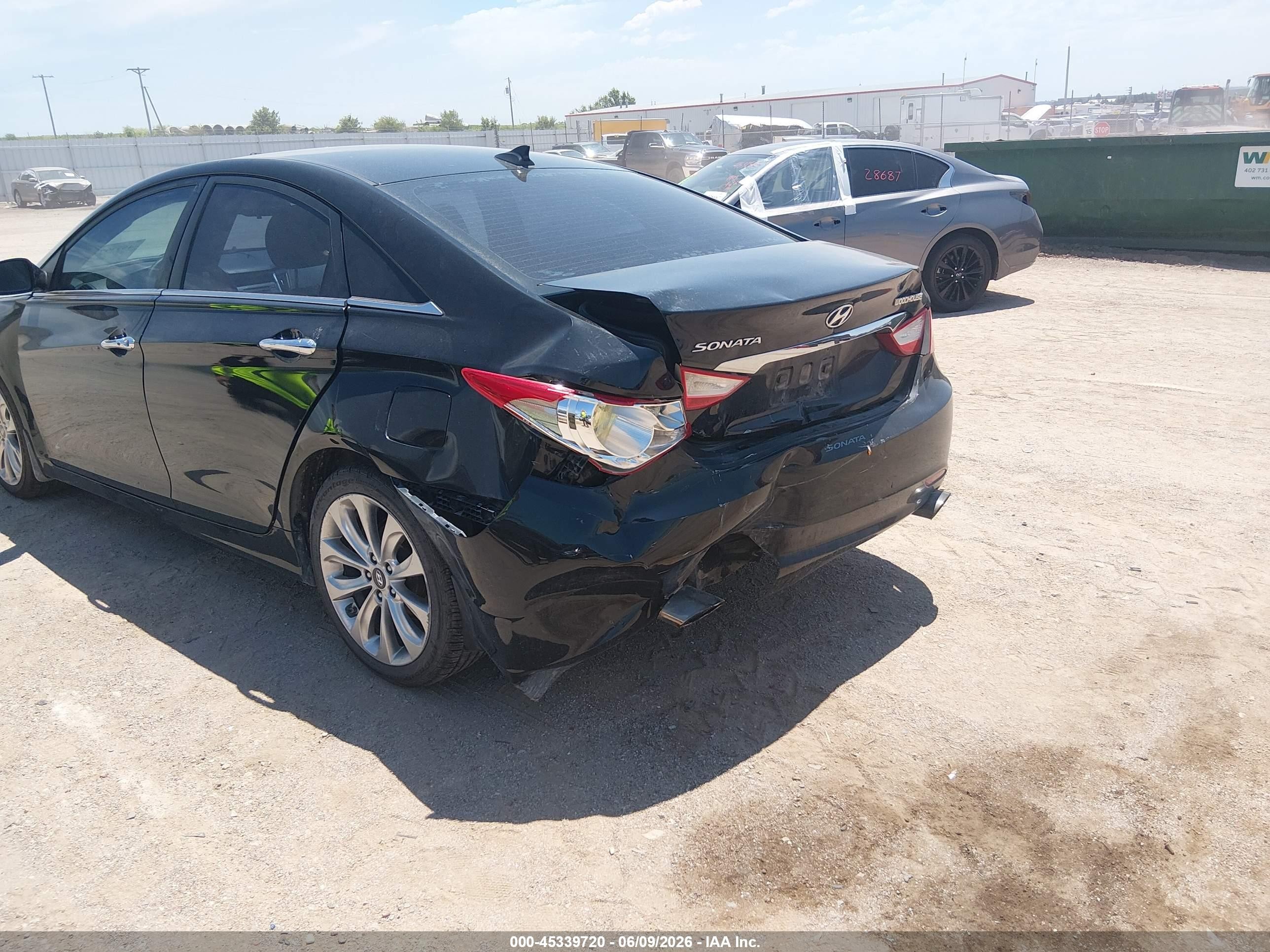 2013 Hyundai Sonata Se Black vin: 5NPEC4AC7DH798356