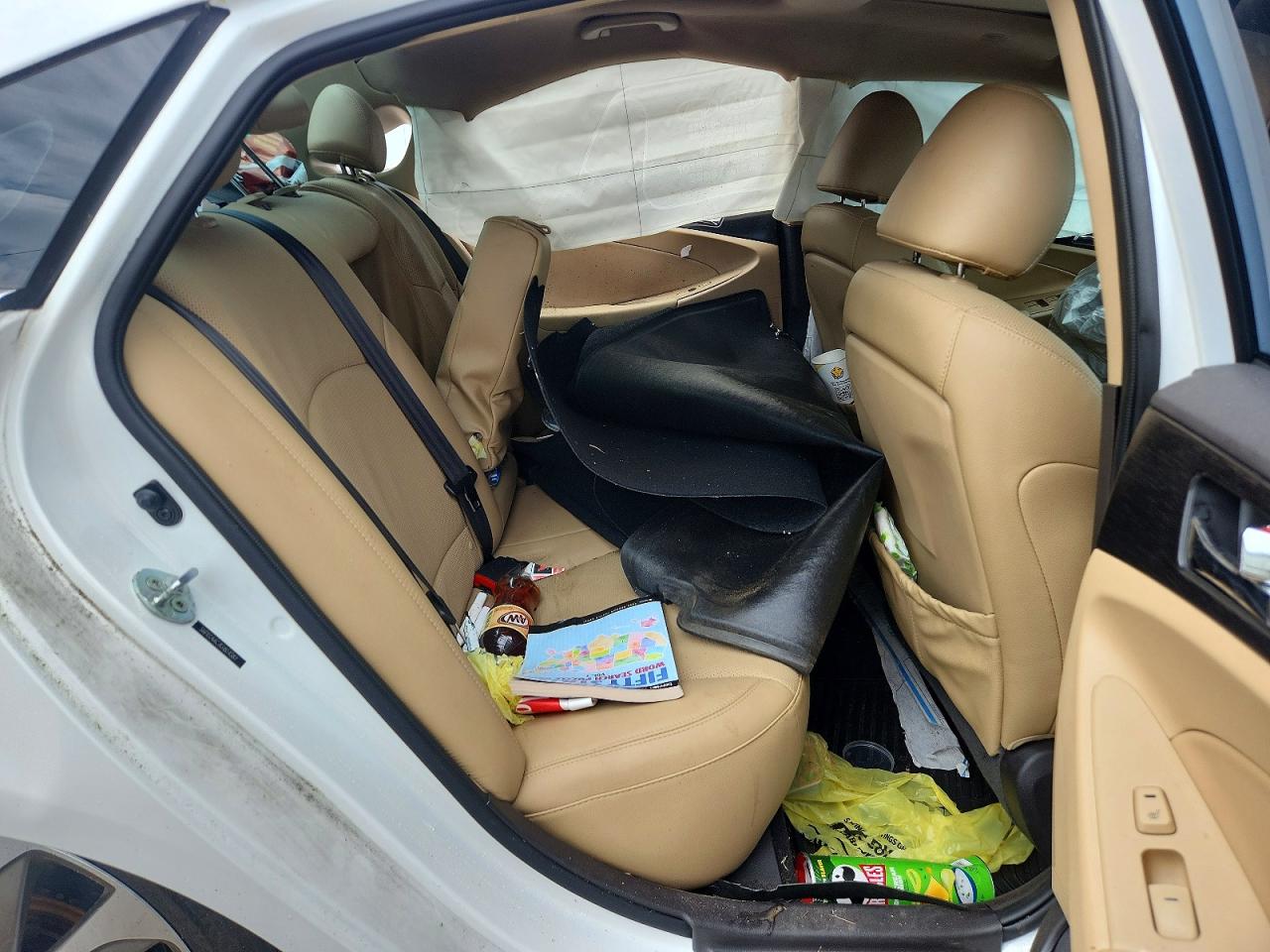 2014 Hyundai Sonata Limited White vin: 5NPEC4AC7EH814587