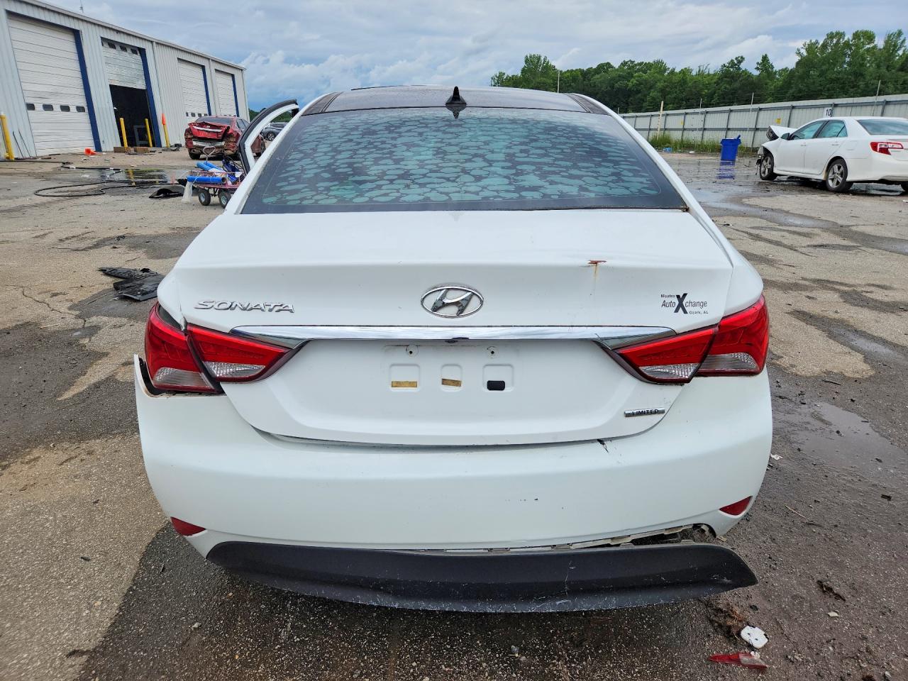 2014 Hyundai Sonata Limited White vin: 5NPEC4AC7EH814587