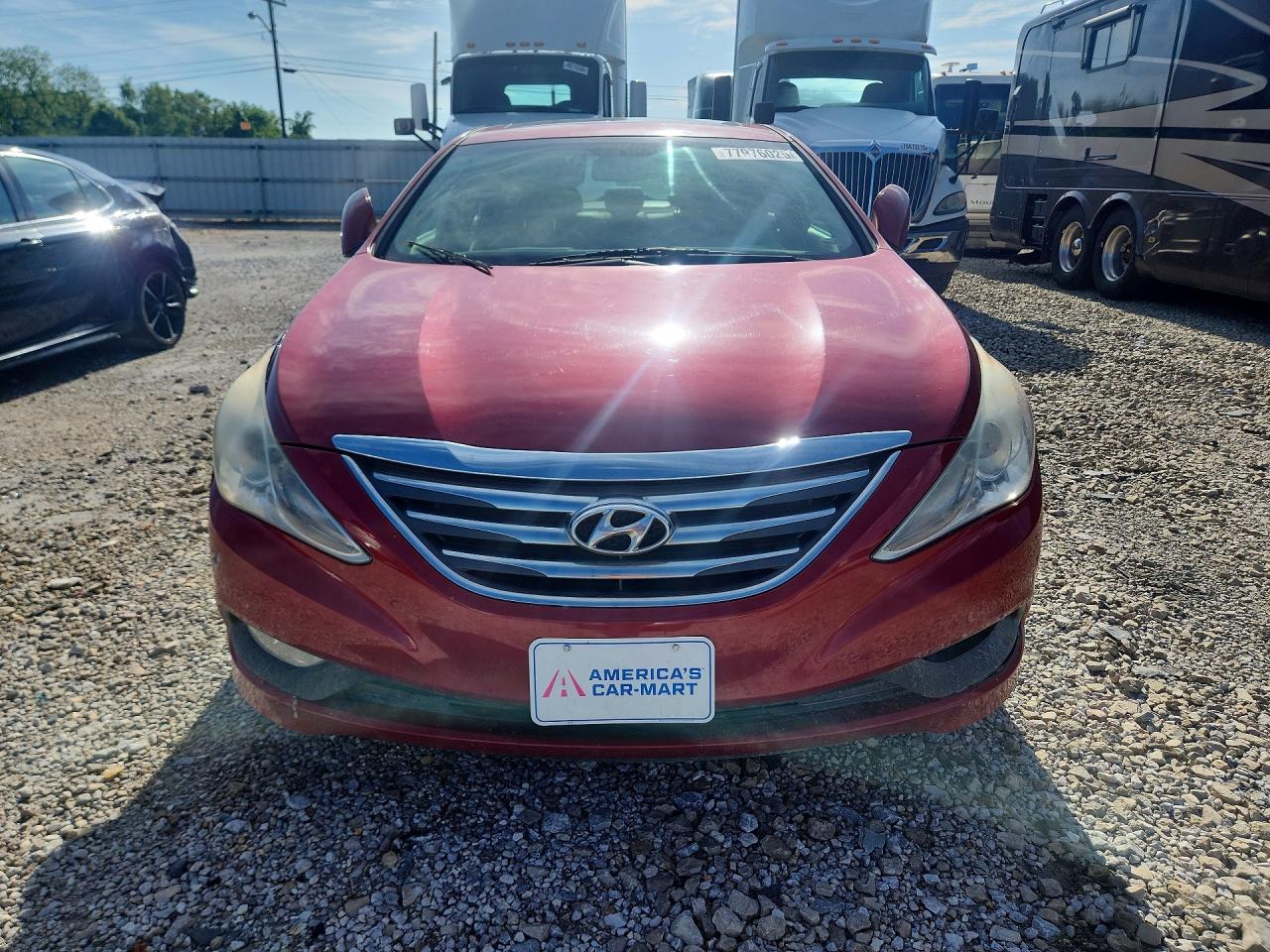 2014 Hyundai Sonata Burgundy vin: 5NPEC4AC7EH819854