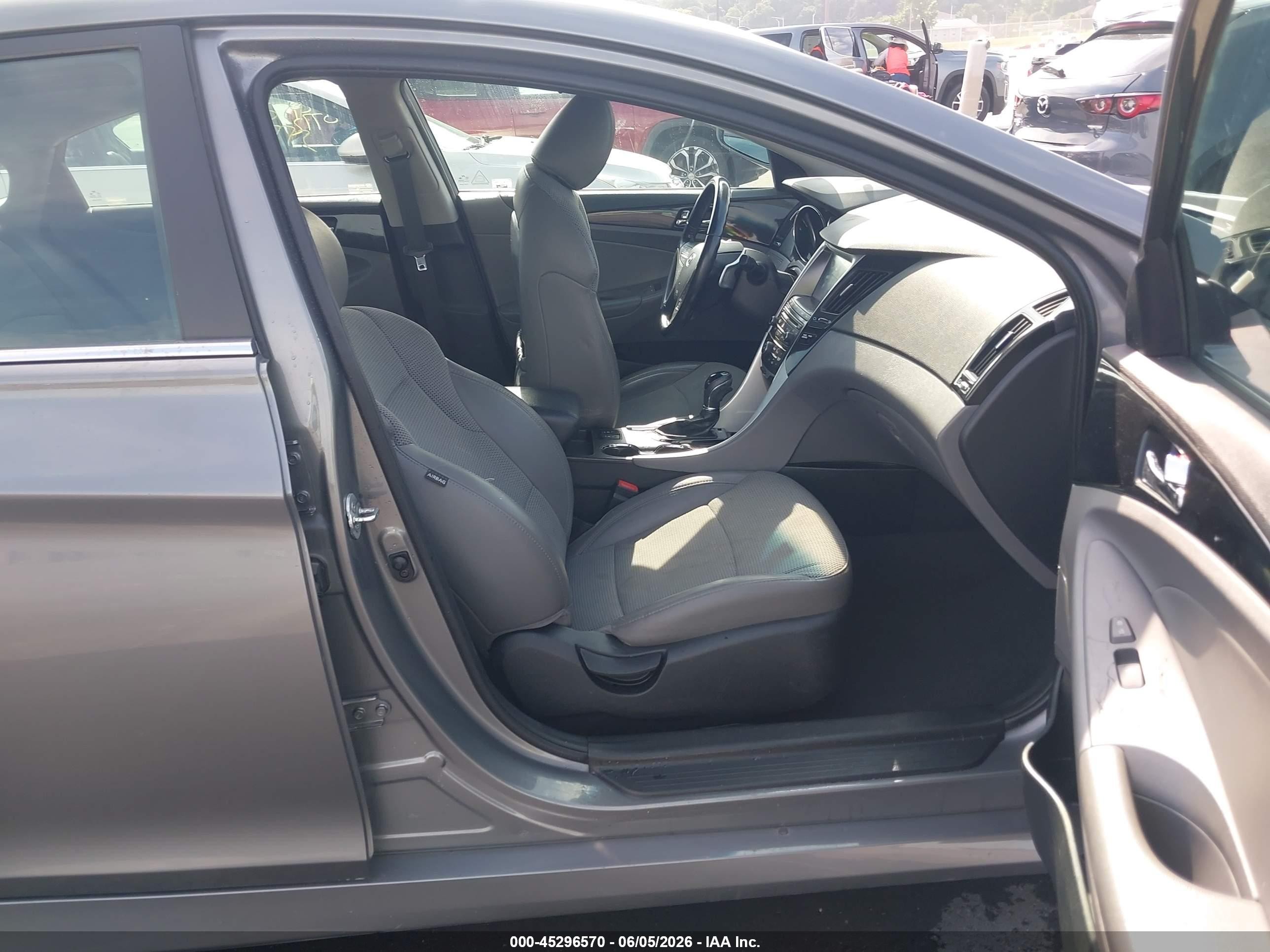 2014 Hyundai Sonata Se Gray vin: 5NPEC4AC7EH824701