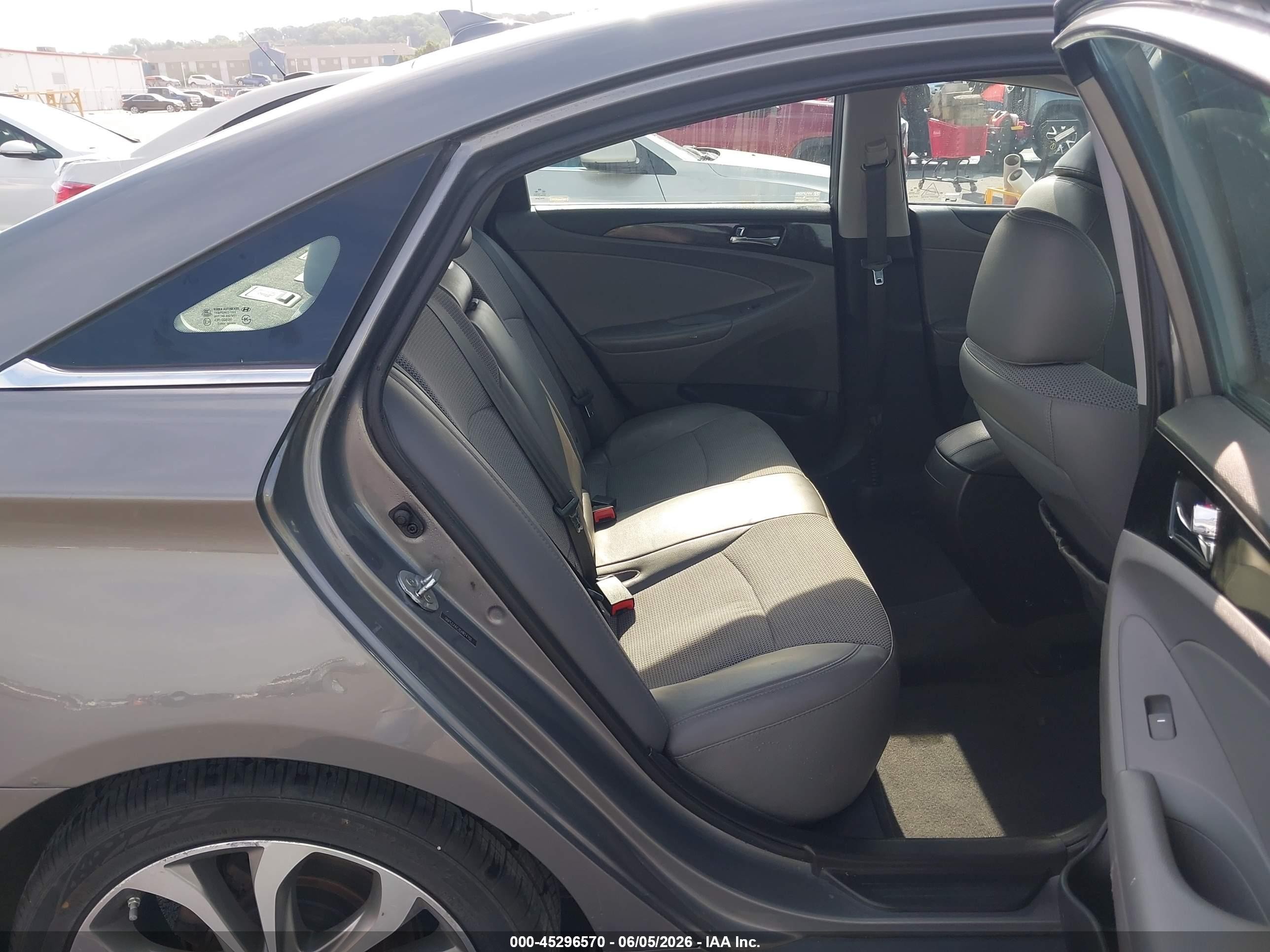 2014 Hyundai Sonata Se Gray vin: 5NPEC4AC7EH824701
