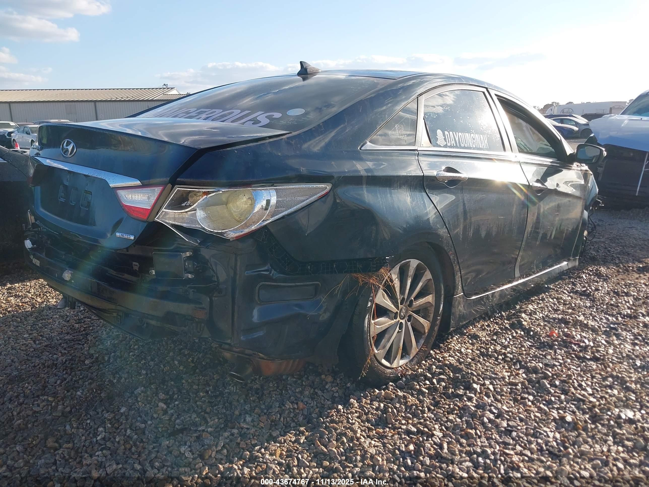 2014 Hyundai Sonata Limited Black vin: 5NPEC4AC7EH825072