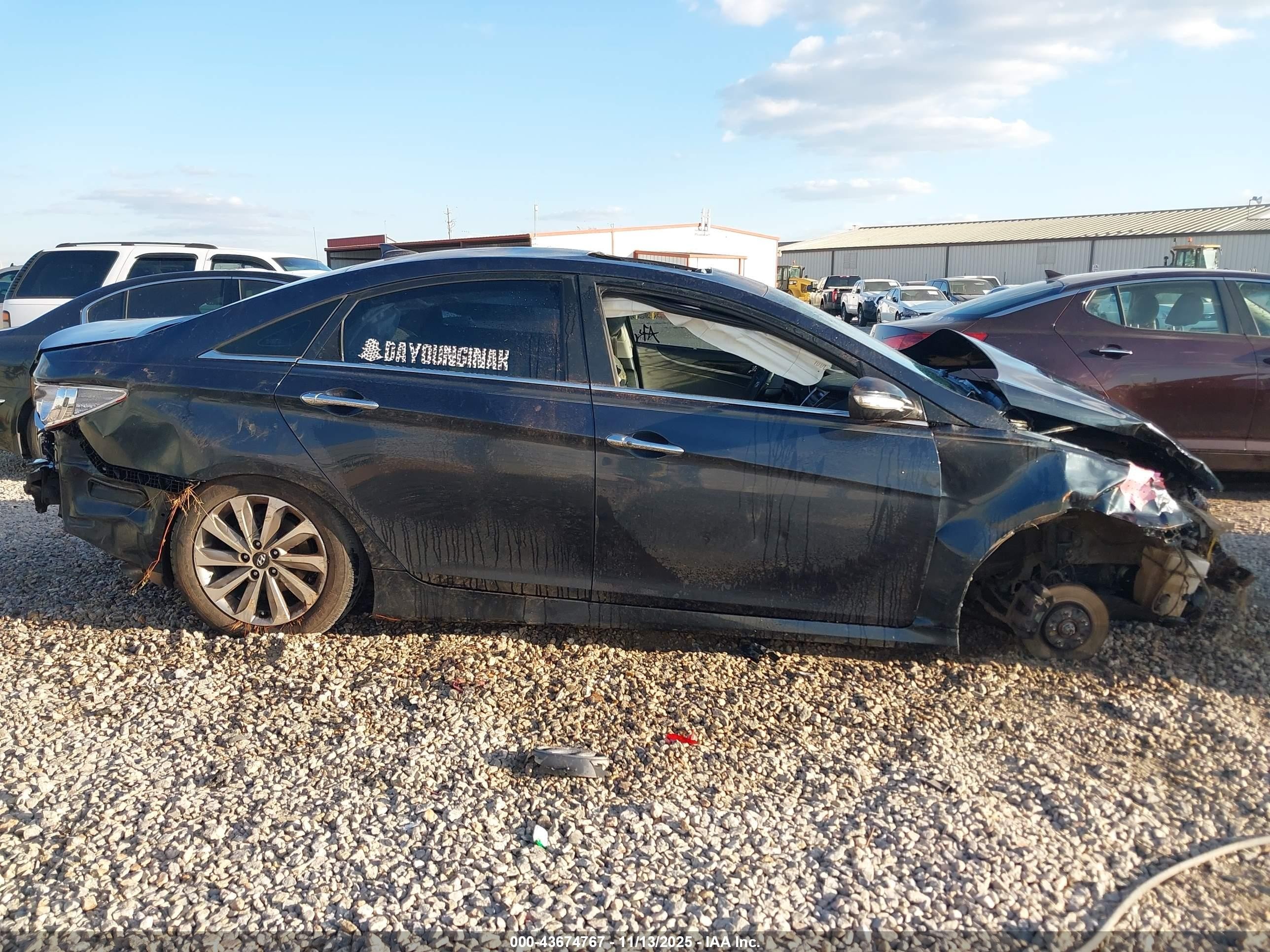 2014 Hyundai Sonata Limited Black vin: 5NPEC4AC7EH825072