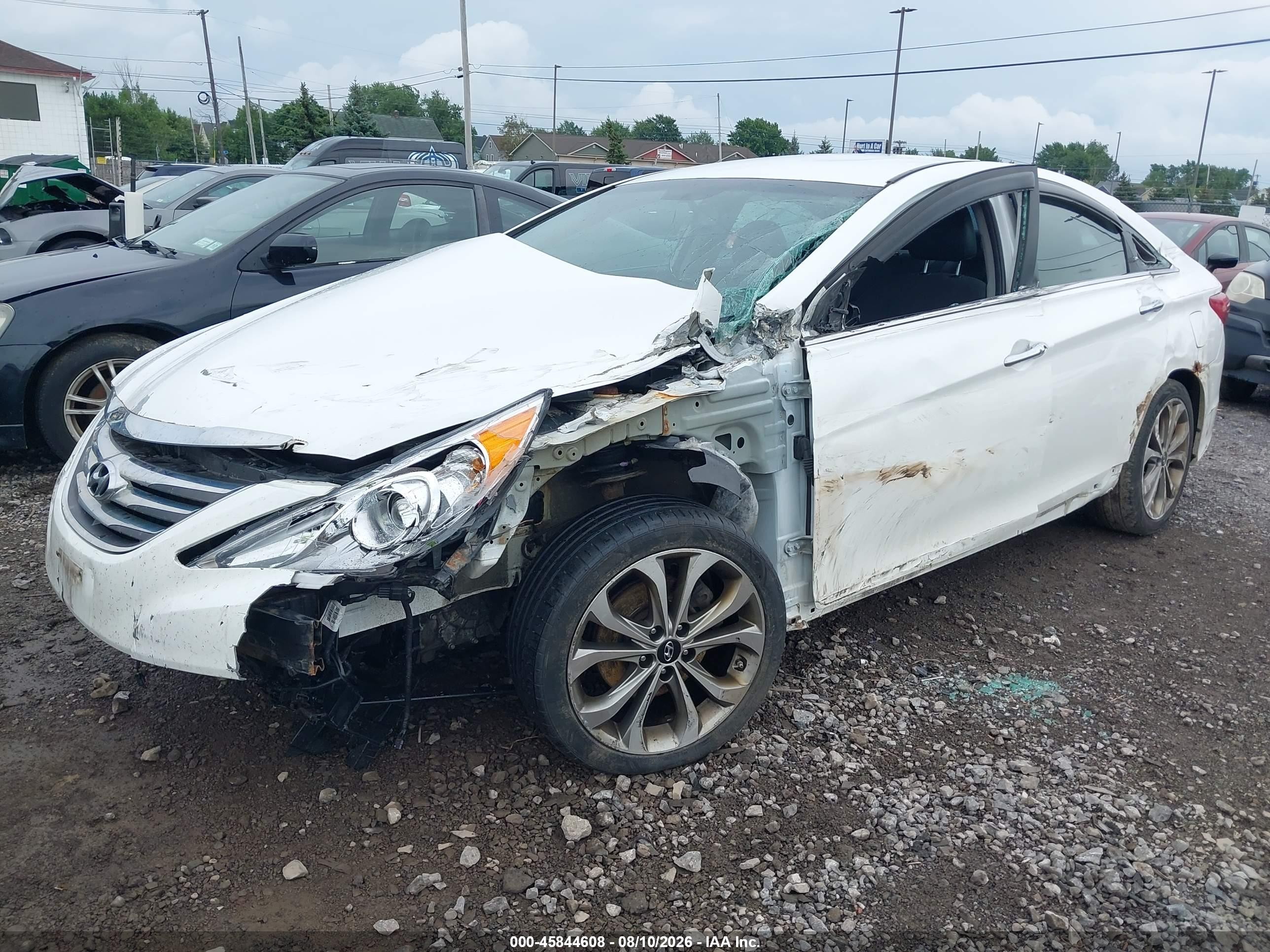 2014 Hyundai Sonata Se Белый vin: 5NPEC4AC7EH849243