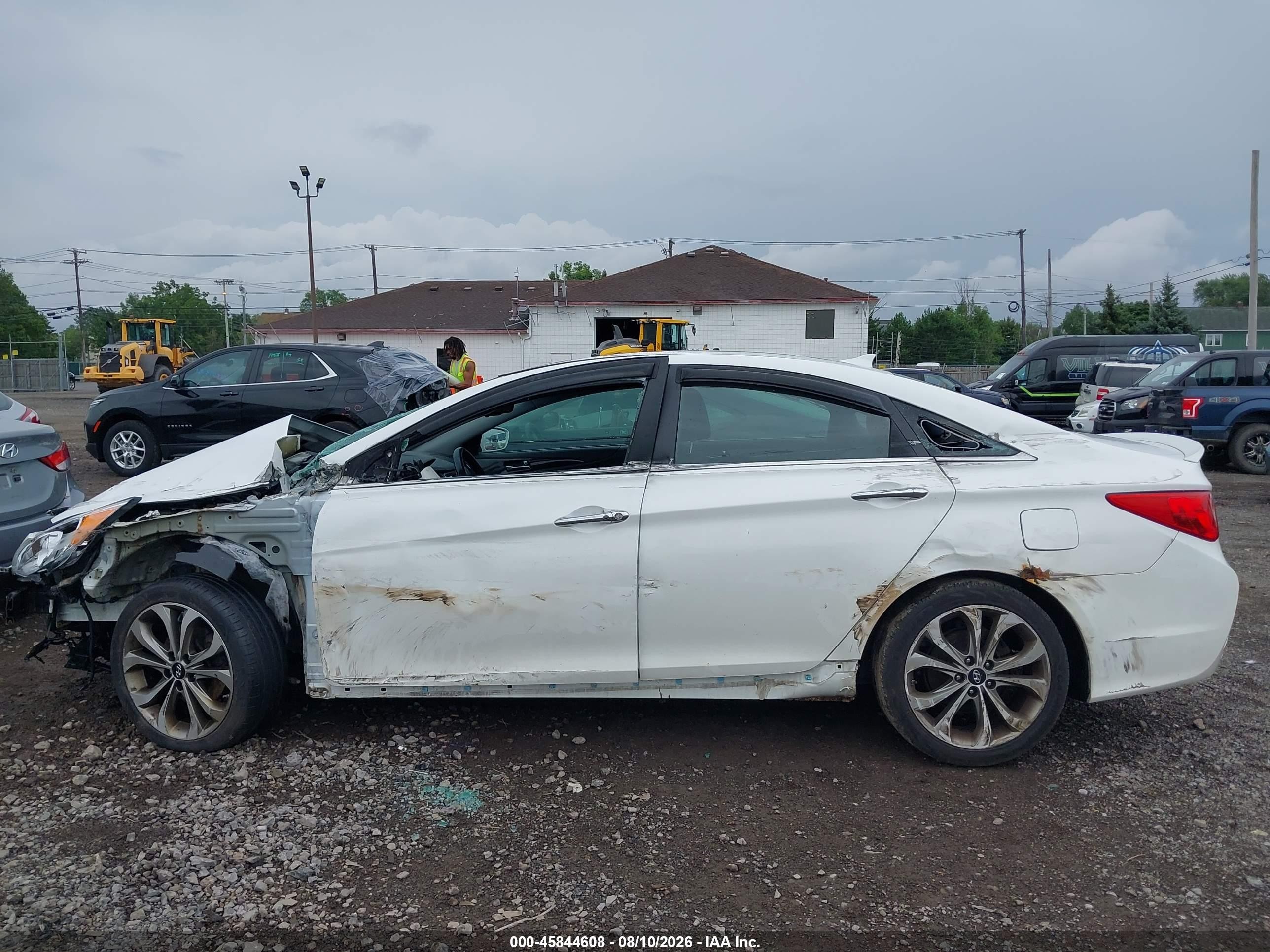 2014 Hyundai Sonata Se Белый vin: 5NPEC4AC7EH849243